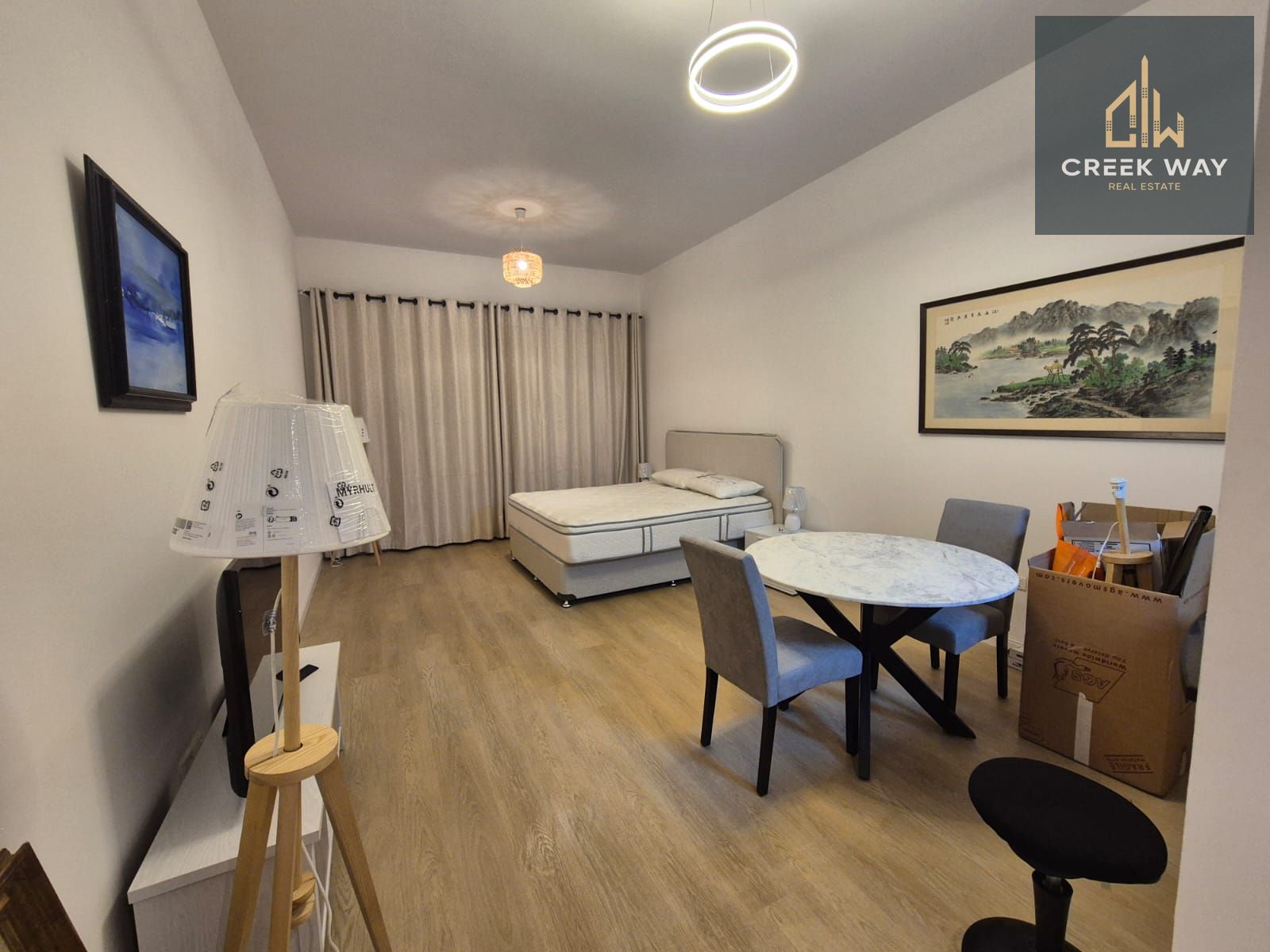 Fully Renovated Furnished studio+balcony with 12 cheques