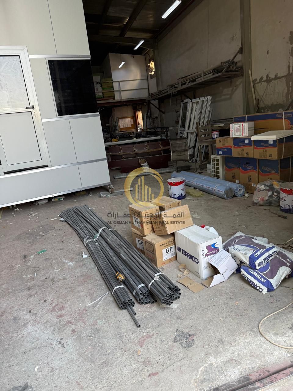 A built land in Al-Sajaa consisting of: a ground + first floor building, including: 8 apartments: 6 studio apartments, 2 two-bedroom apartments with a