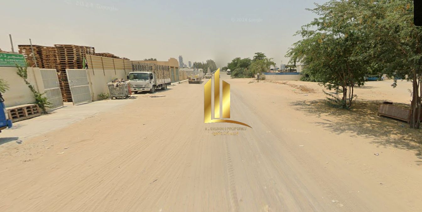 Land for sale in Al Sajaa Industrial Area. Ownership available to UAE nationals and GCC citizens.