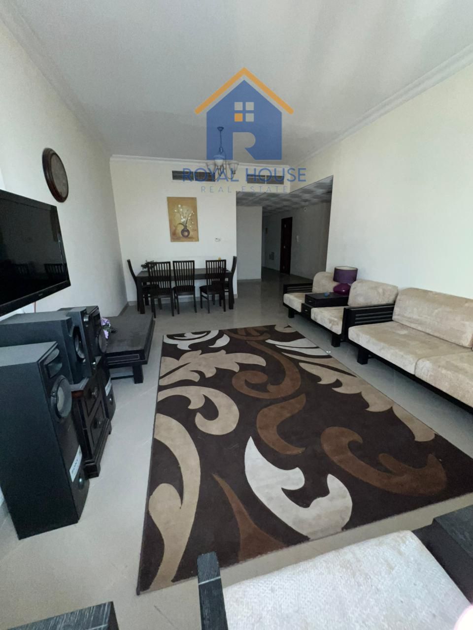 Two bedrooms with parking space for sale in Al Taawun