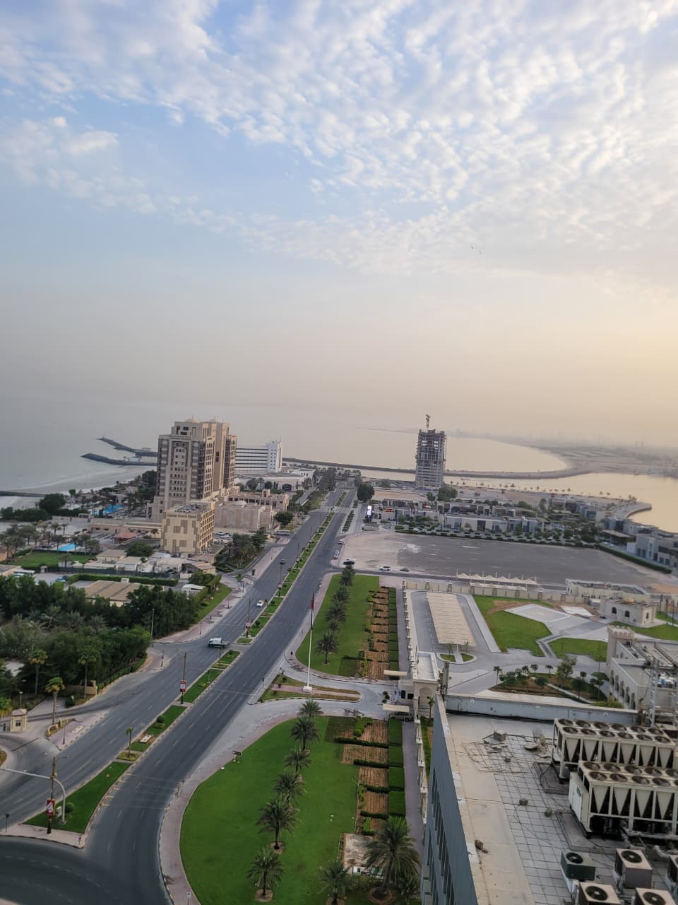 Furnished 1BHK for monthly rent in Ajman Corniche, full sea view, all bills and parking included, AED 5,500.