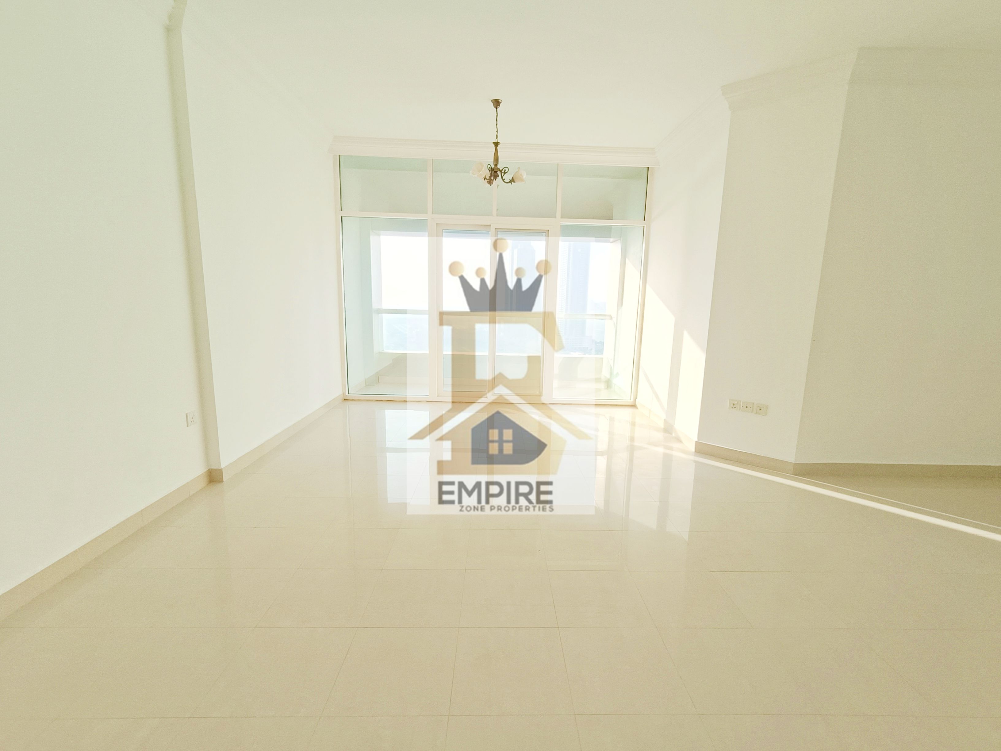 Full Sea View Specious bright Apartment With Master bedroom Wardrobe Balcony with Gym pool kid's play Area free exit Dubai Easy Near Family Park