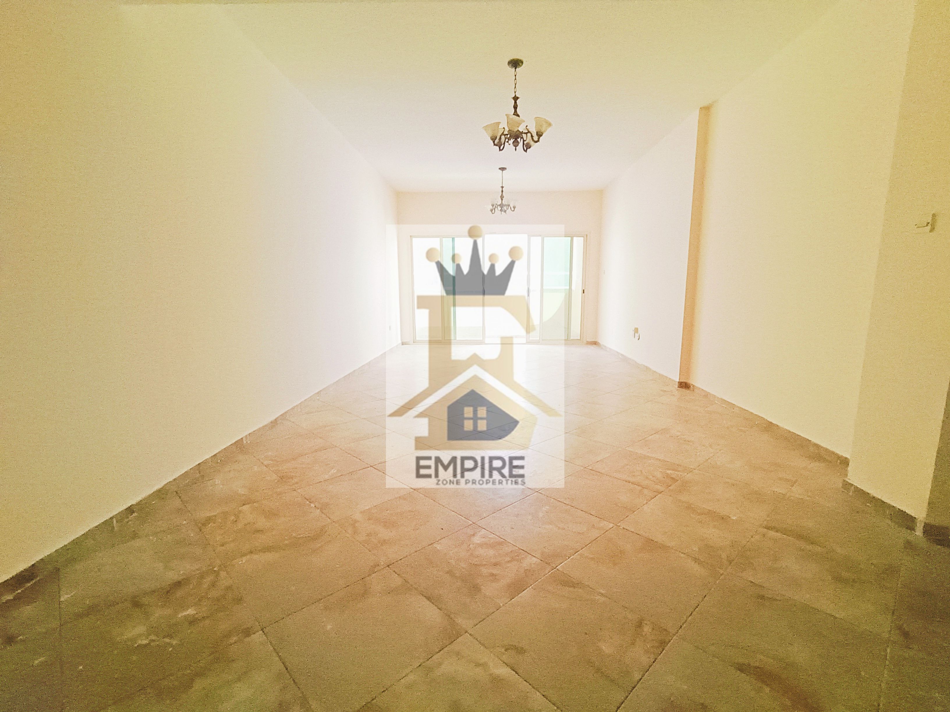 Very Specious bright Apartment With 2 balcony with master bedroom with Maid Room with Wardrobe With Gym free Exit Dubai very Easy Near Mosque
