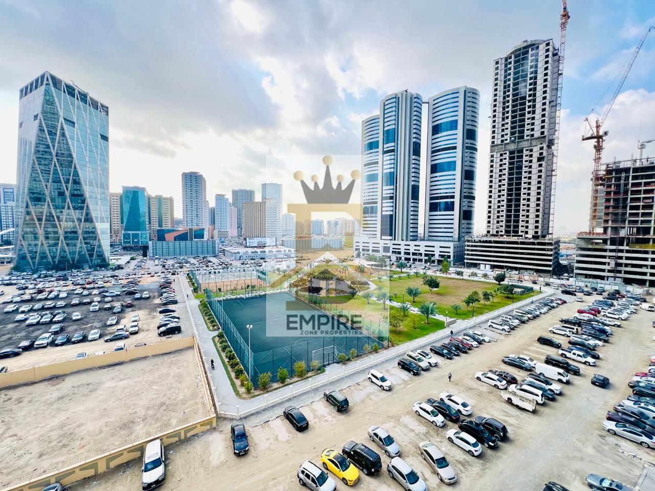 Full Brand New Building Parking free Specious bright Apartment Both Room Master with Balcony Near Family Mamzar Park bus stop Exit Dubai Easy