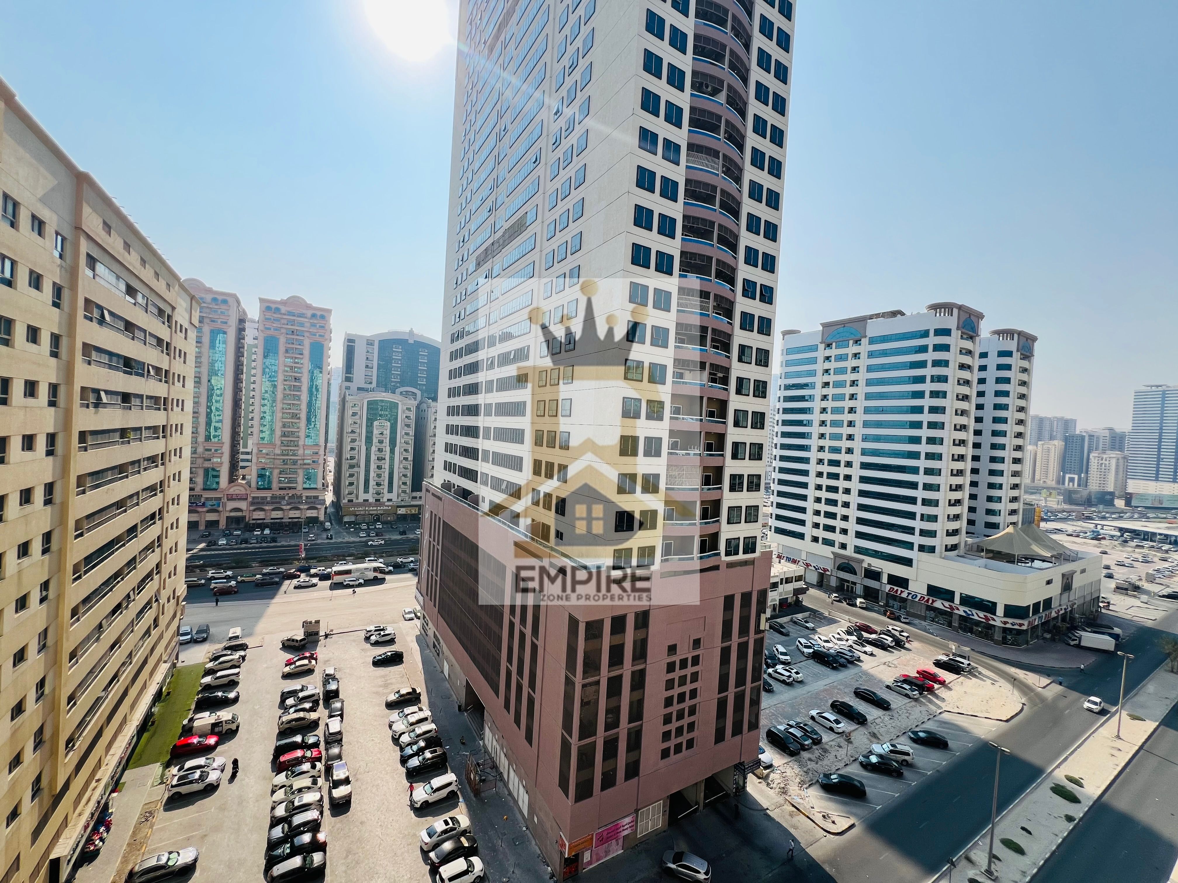 Full open view with balcony big apartment maintenance free one parking free