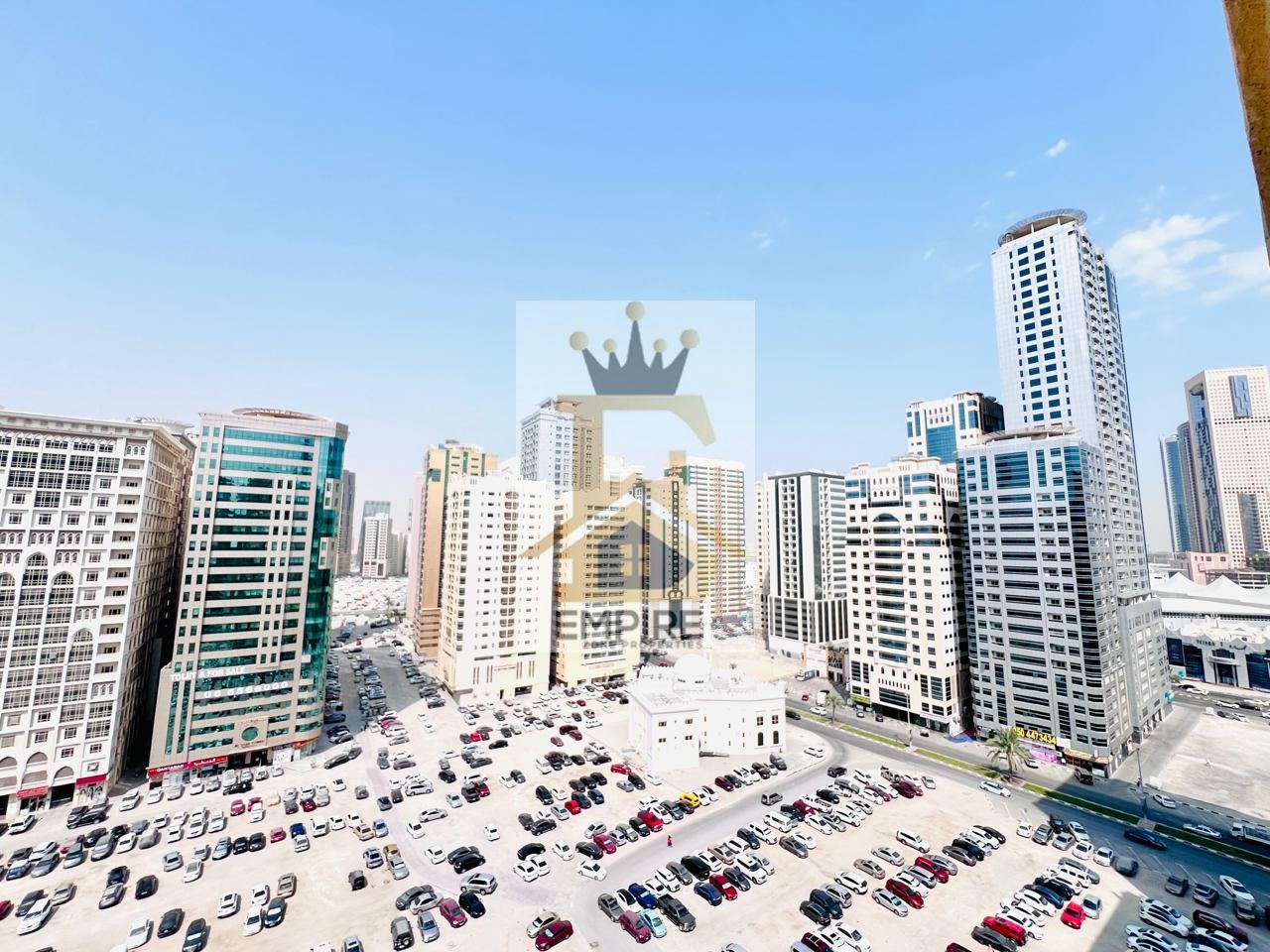 Full open view big space two balcony Waldo storeroom maintenance free one parking free exit to Dubai
