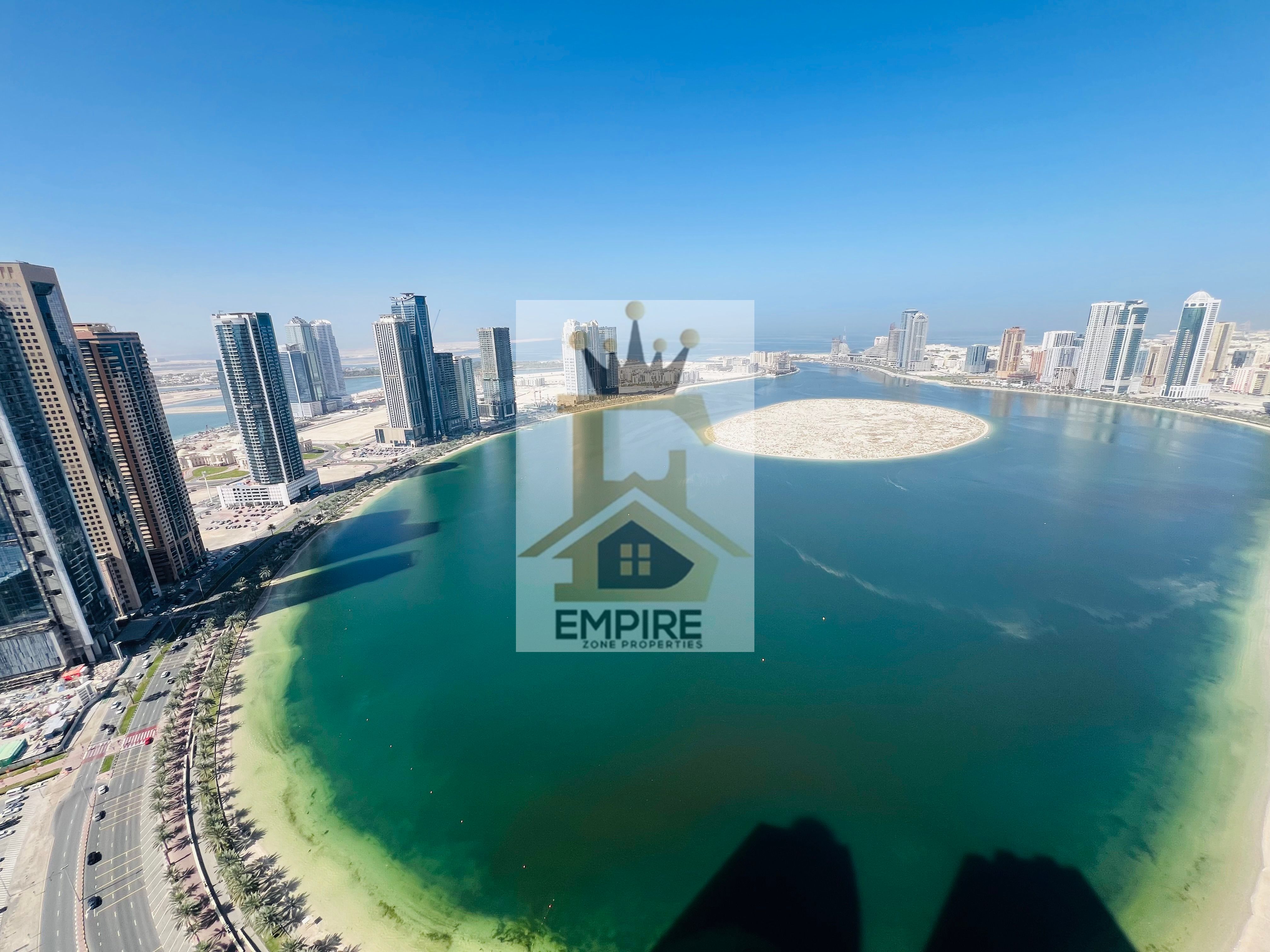 Full save you big space master room two balcony gym and pool one parking free exit to Dubai