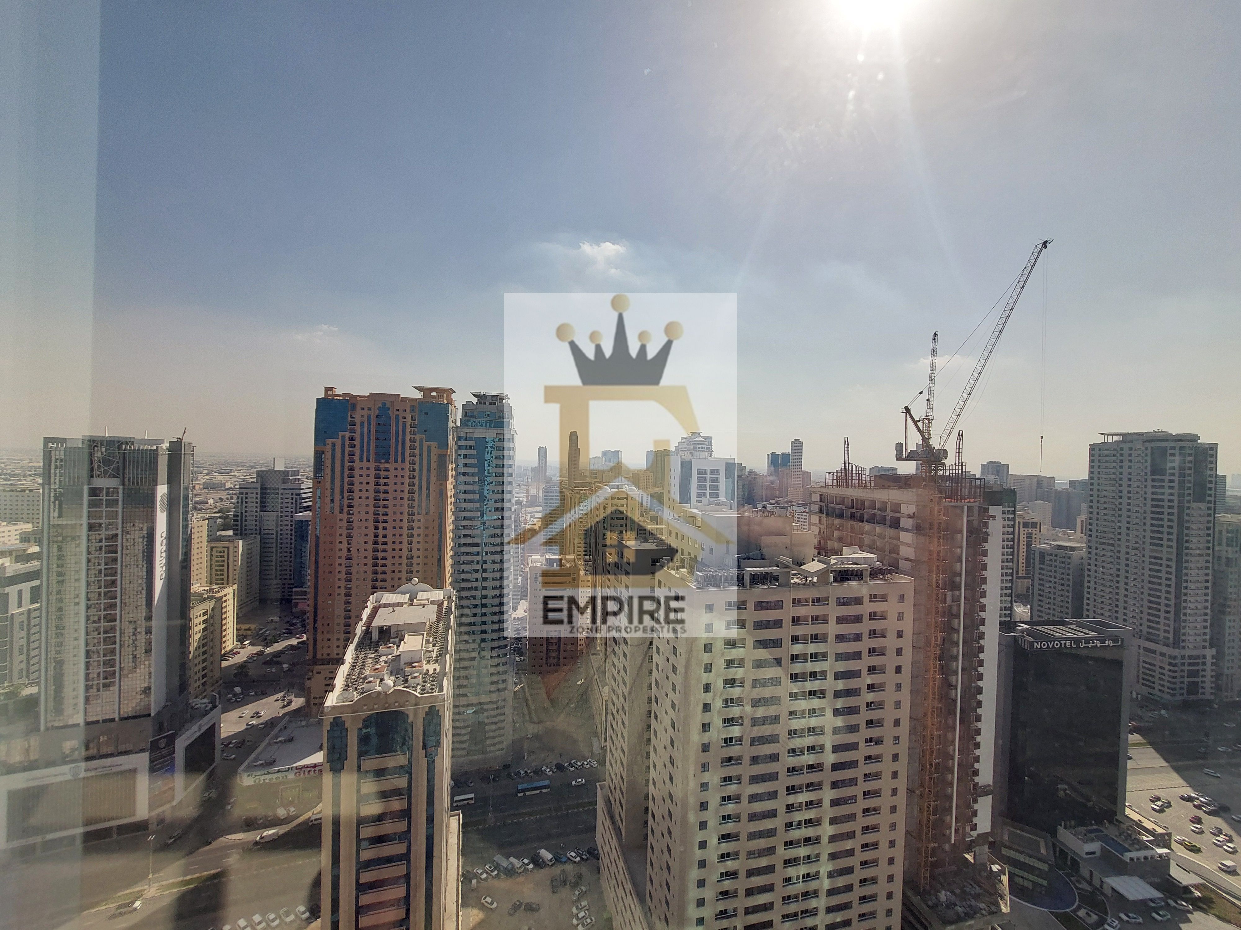 spacious living with good open view good finishing gym pool and maintenance free also parking free prime location near close exit to dubai