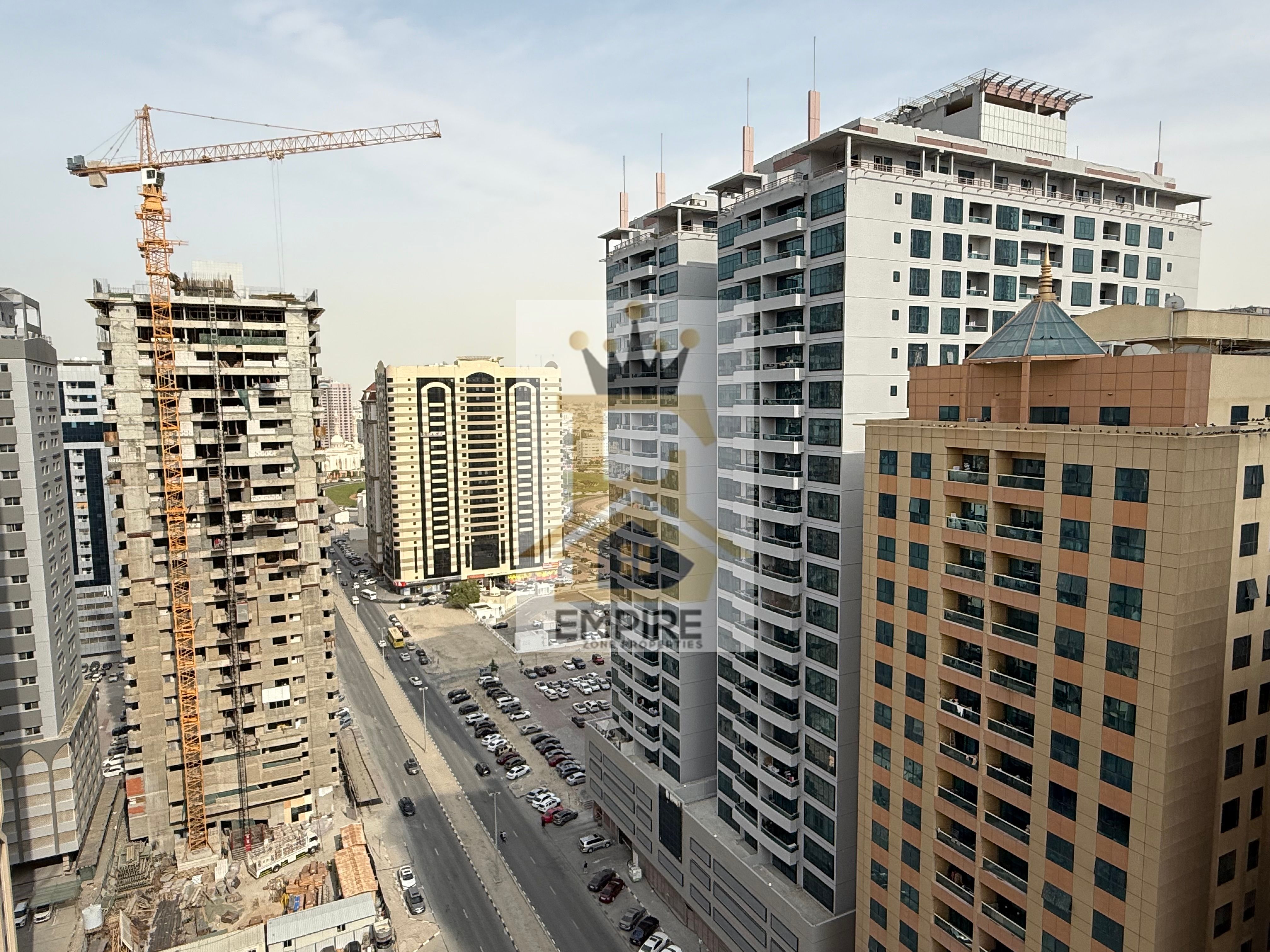 Spacious Appartment sea view with parking free maintenance free in al taawun Sharjah Opposite of nesto hyper market