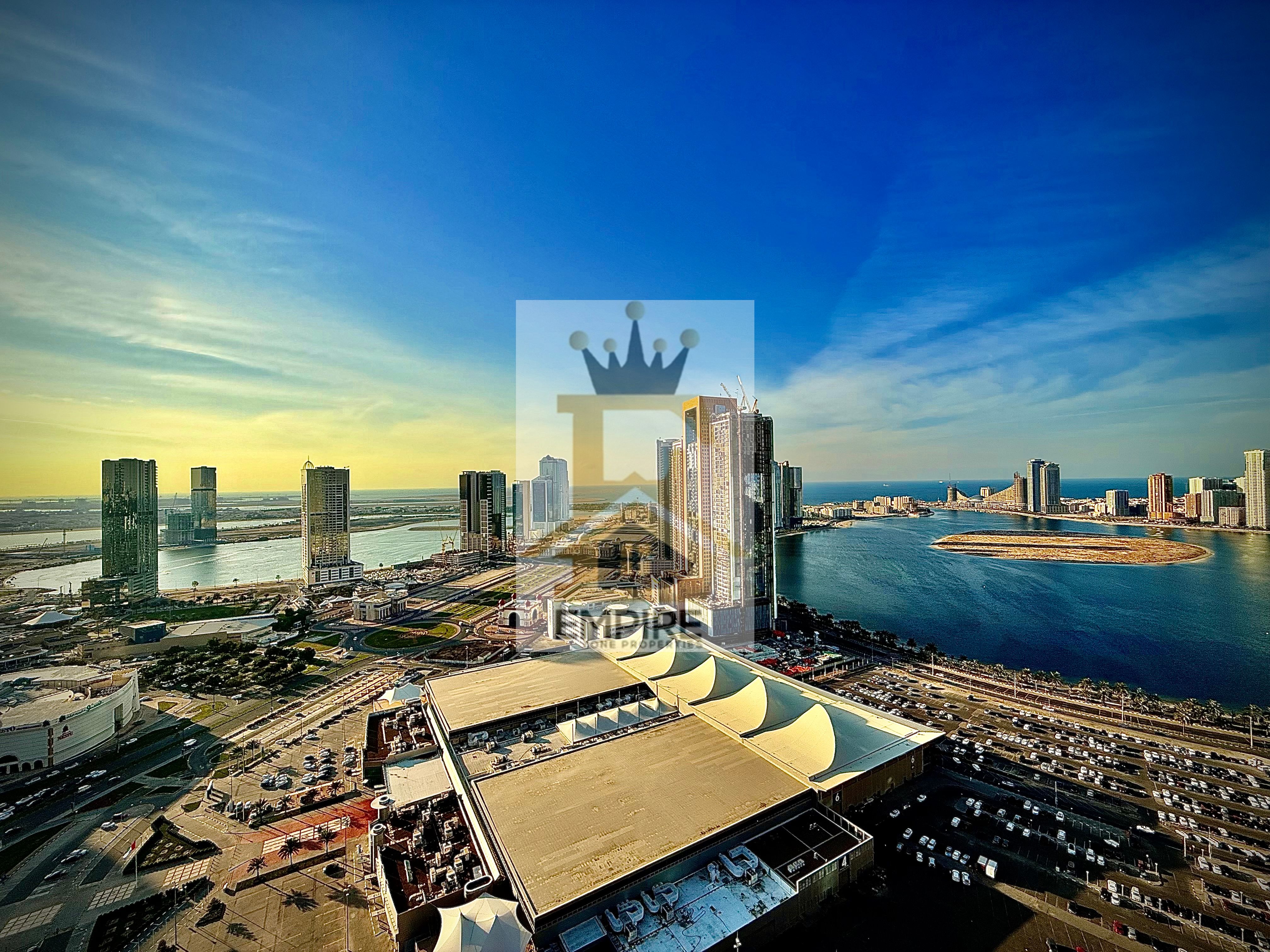 Spacious bright Appartment with one month Freee six Cheques payment maintenance free well maintained building in Sharjah