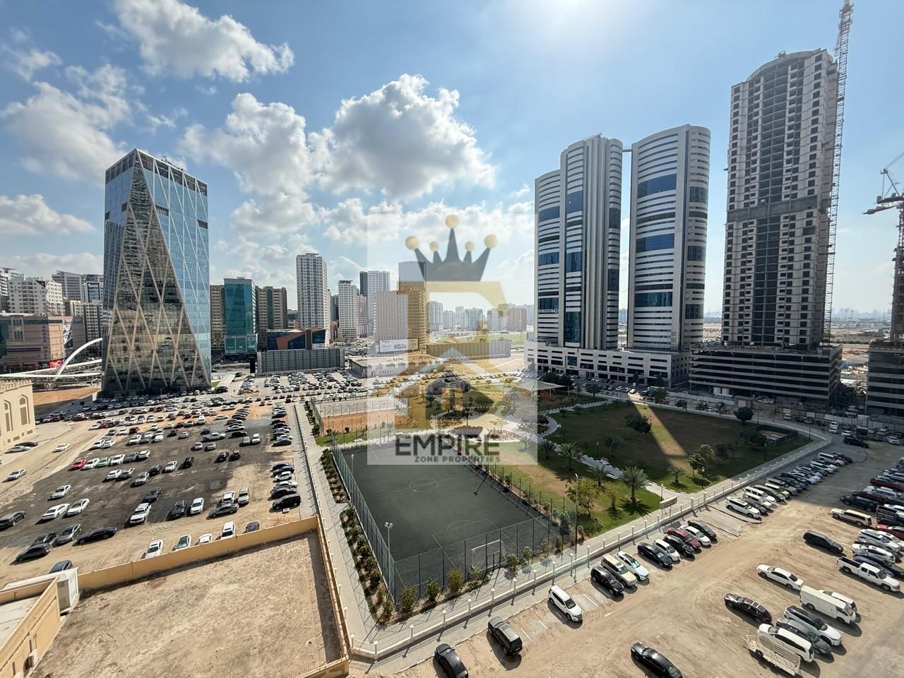 BRAND NEW BUILDING | PARKING FREE | 2 MASTER ROOMS | NEAR DUBAI EXIT!