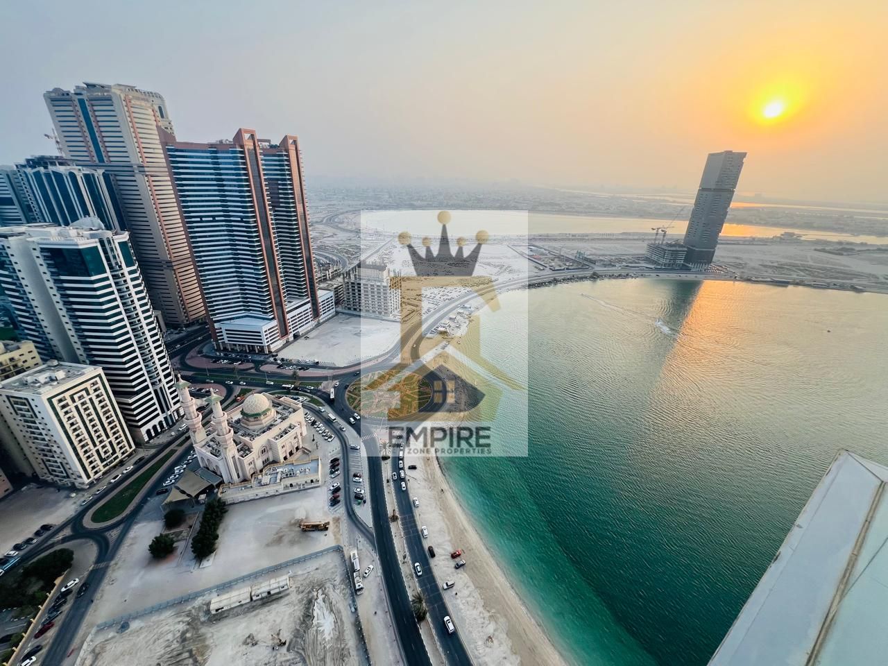 Spacious 3 BHK Apartments Spacious Hall Full Sea View, Master Bedroom with Sea View Balcony | kids play area, free Gym & swimming pool , free 1 parking, 1 month free in al mamzar shariah