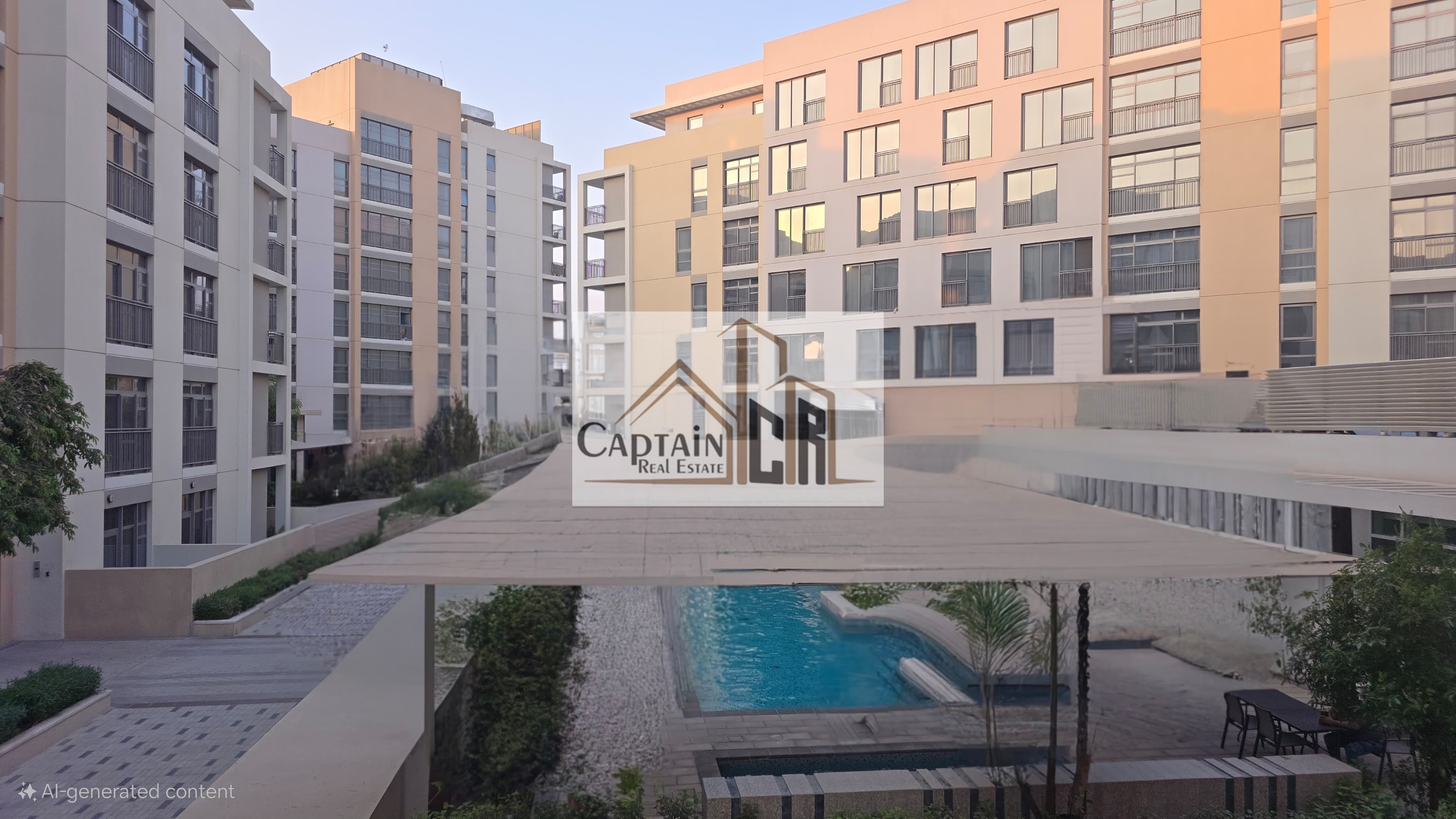 Serene Poolside Living | Elegant 2BHK Apartment with Balcony & Closed Kitchen | Premium Community Amenities