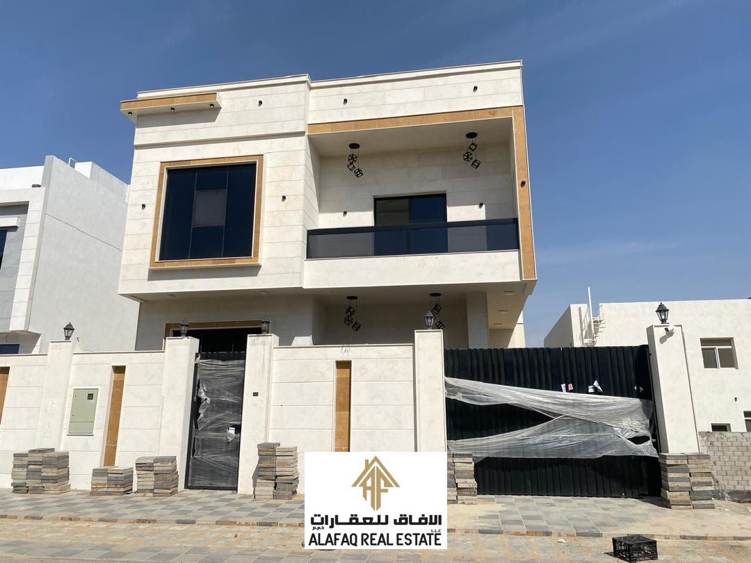 5 Master Bedroom Villa for Sale in Al Zahya Ajman, 3600 Sqft Built-up, 3014 Sqft Land, Living Hall, Majlis, Maid Room, 7 Bathrooms, All Fees Included