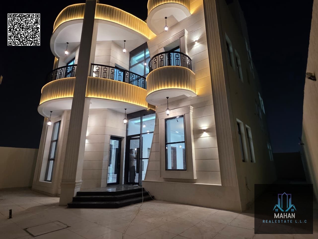 Main Road Classic 5 Master Bedroom Villa Including Registration Fees – Huge Parking Setback (5+ Cars) – Premium Stone Finish – Al Helio 2, Ajman