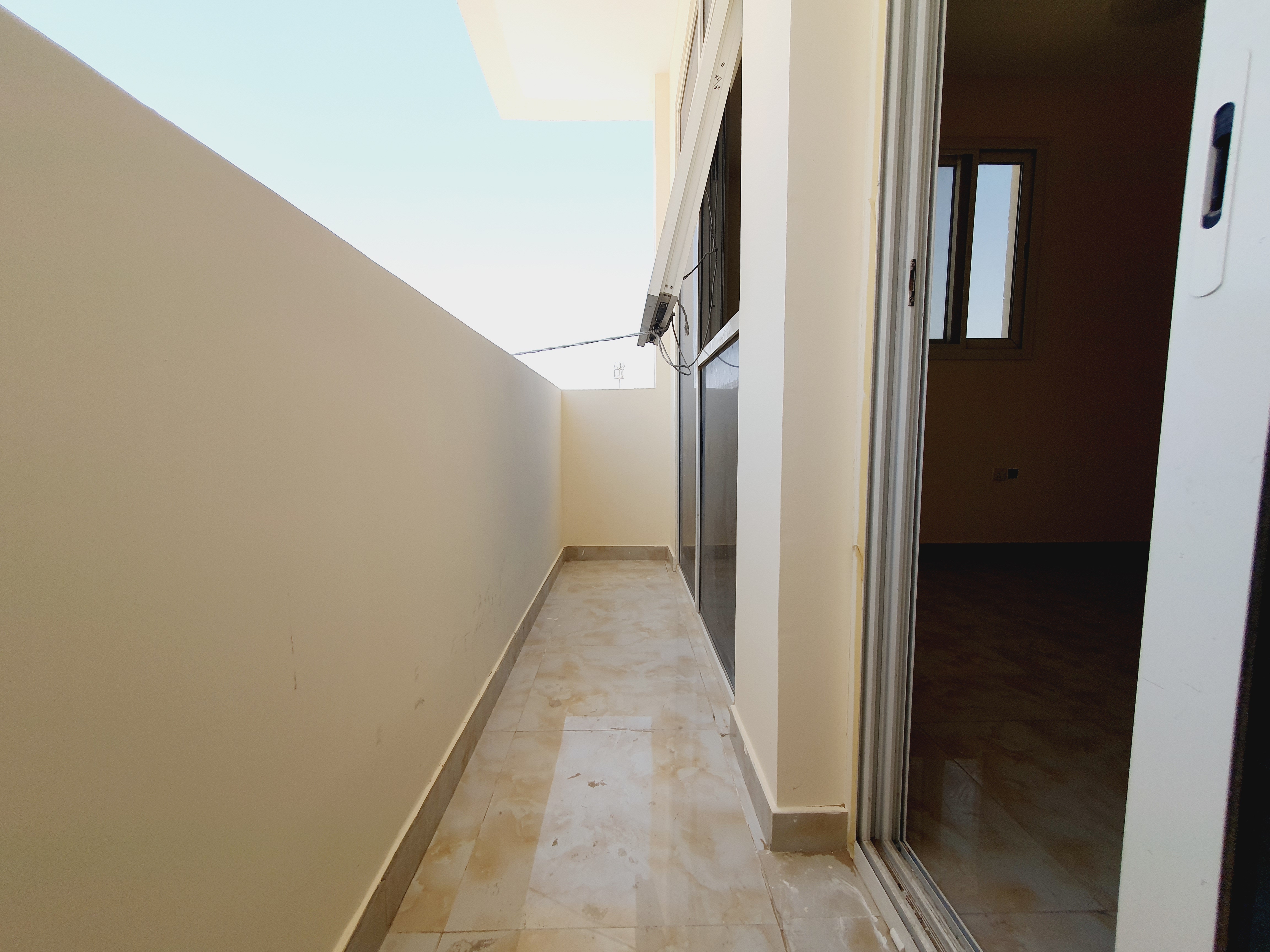 Like brand new 1bhk with balcony and close kitchen in al zahia price 39k