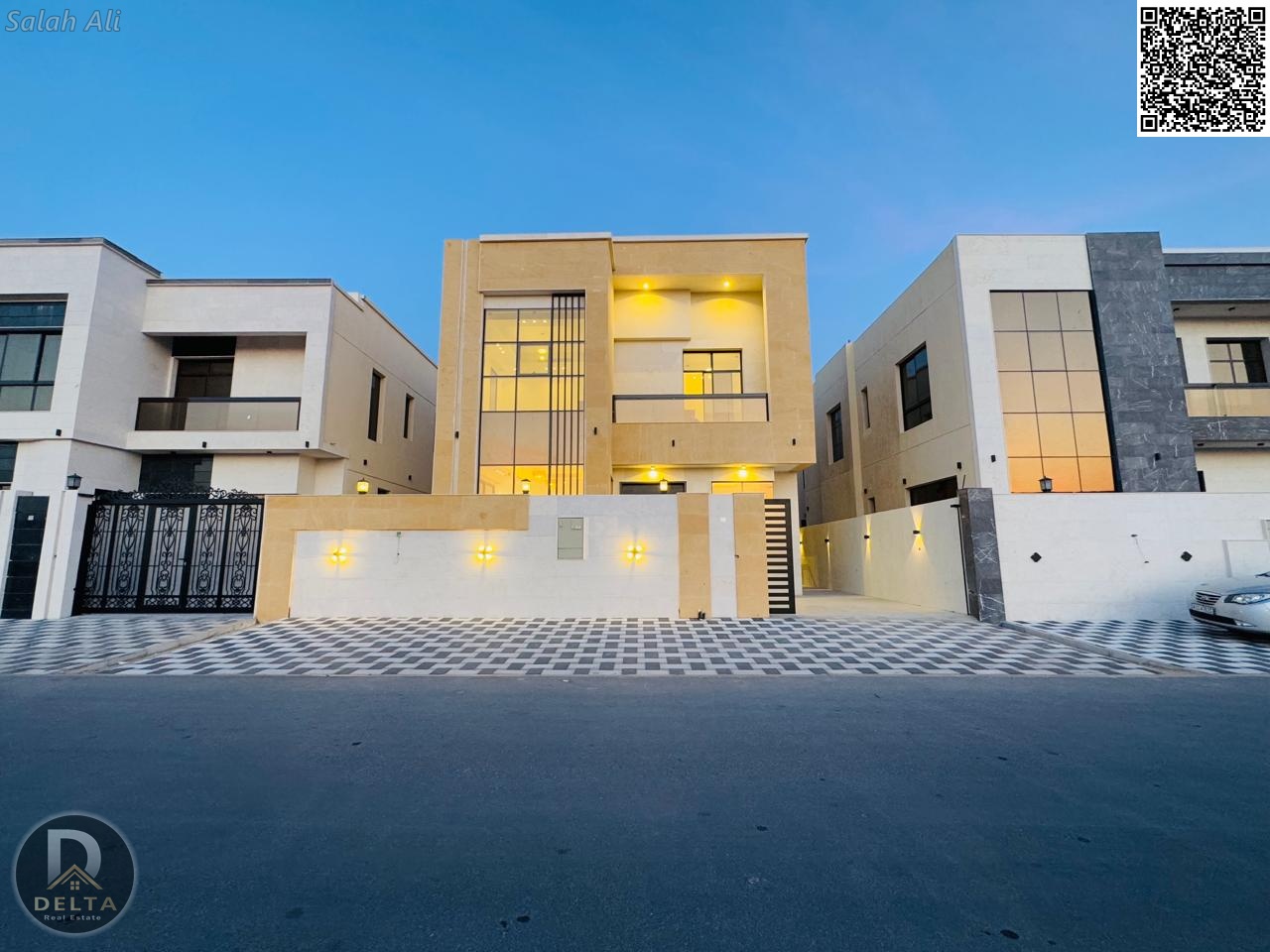 Villa in Al Yasmin, behind the park, registration fees included, freehold ownership for all nationalities