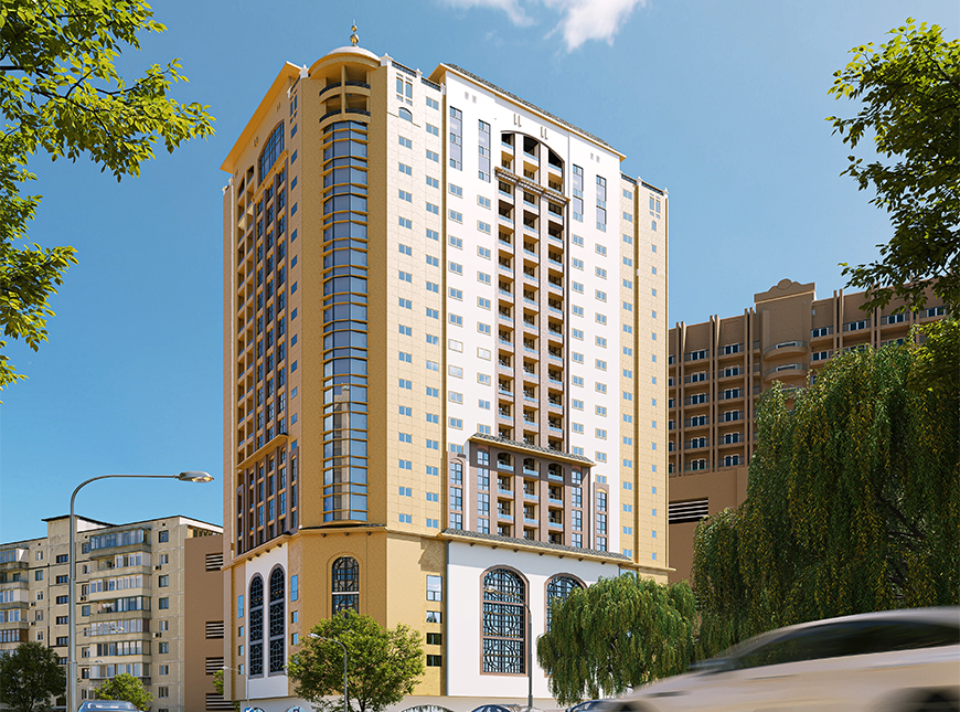 One bedroom apartment with an open view in the Nuaimiya Tower 2 (off plan)