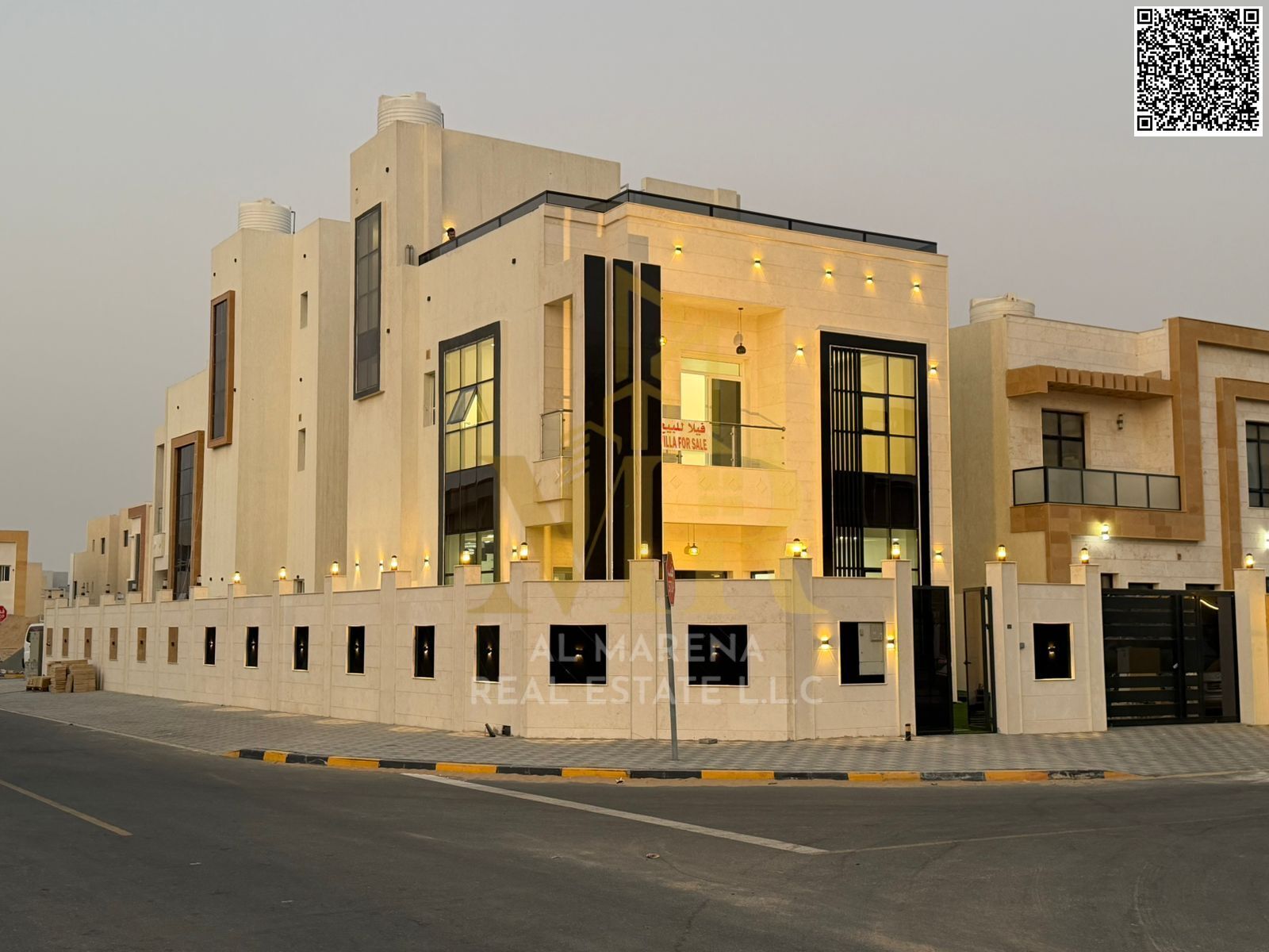 A professional and distinctive description of a villa for sale in Al Zahia – two floors and a roof | 3,014 sq ft | 4 master bedrooms | Price negotiabl