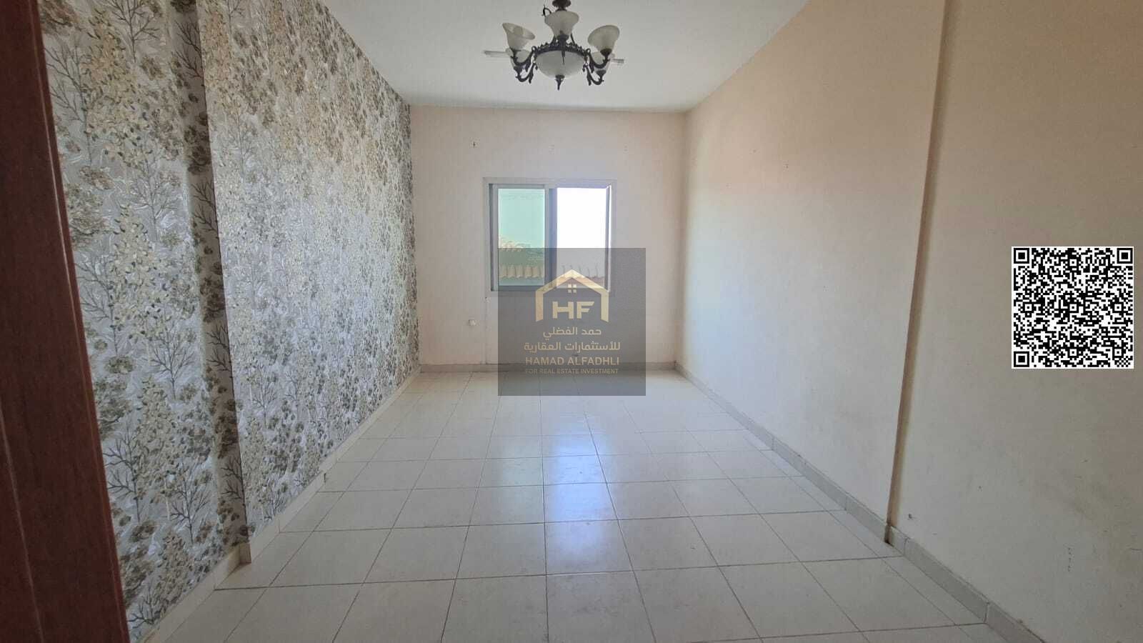One bedroom and living room for annual rent in Al Rawda 2 Prime and vibrant location Spacious area Close to all services Easy access to Dubai, Sharja