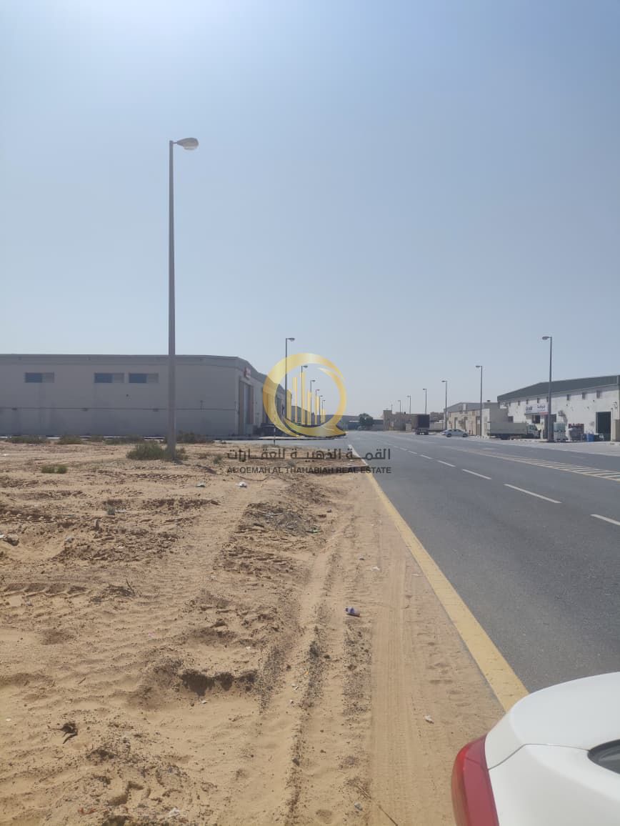 Industrial land for sale in Emirates Industrial City, Scrap Block. Freehold for Arabs and 99-year lease for foreigners.