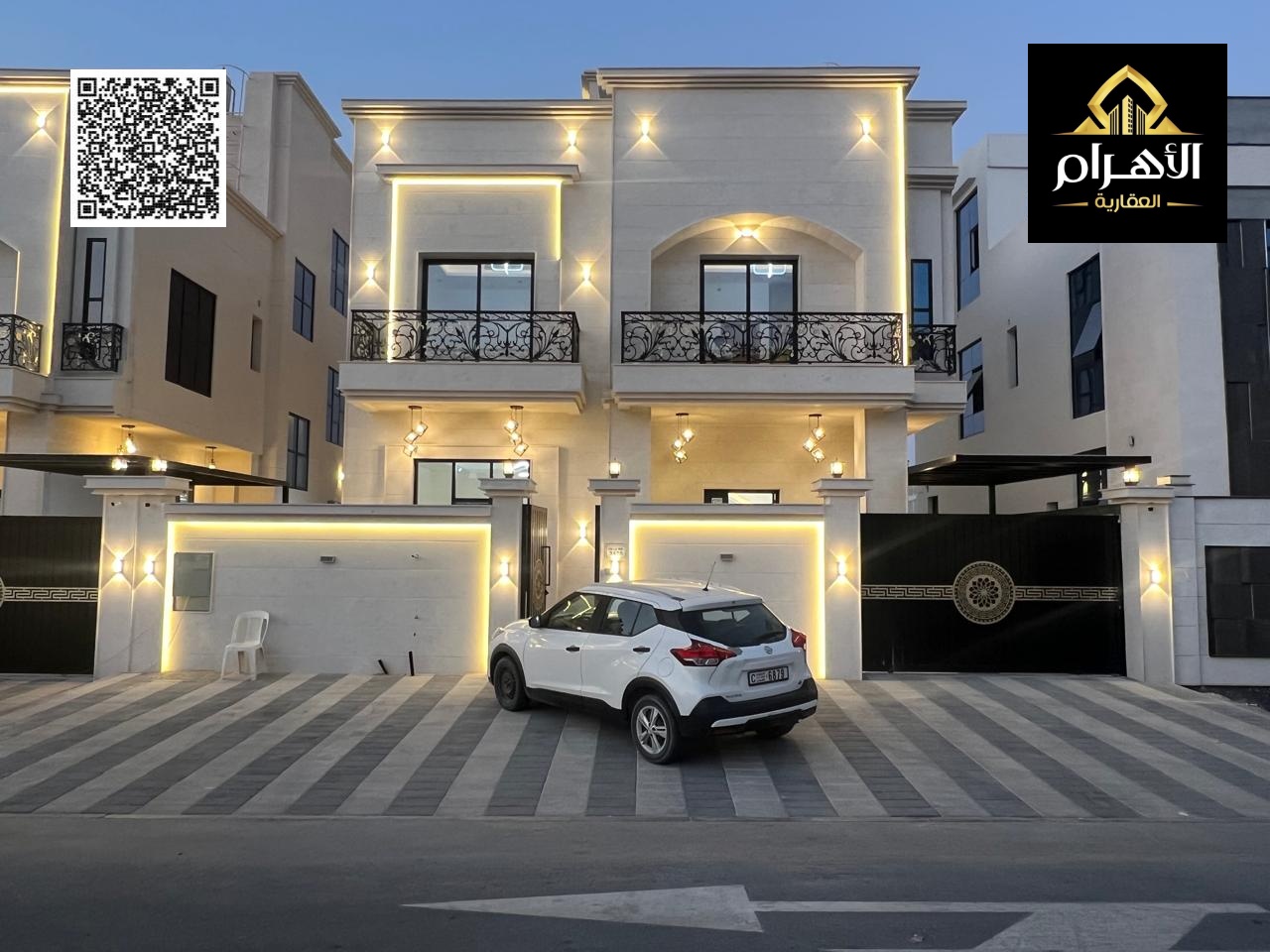 An opportunity to own a distinctive three-story villa at a great price, including registration and ownership fees and air conditioners, close to all s