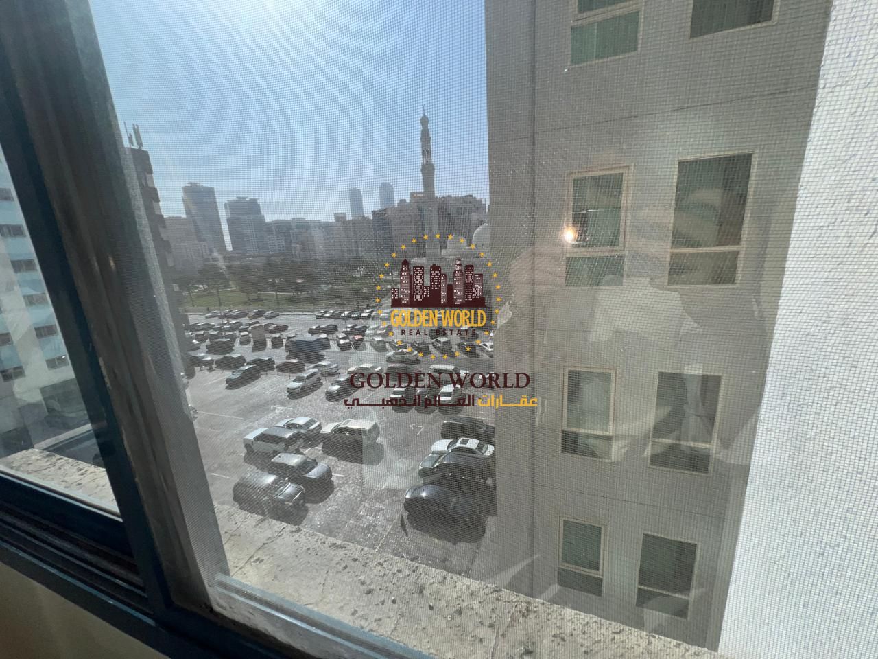 2BR in Al Majaz 3 with balcony, side view, open-view room, 2 baths, built-in wardrobes – AED 55K.