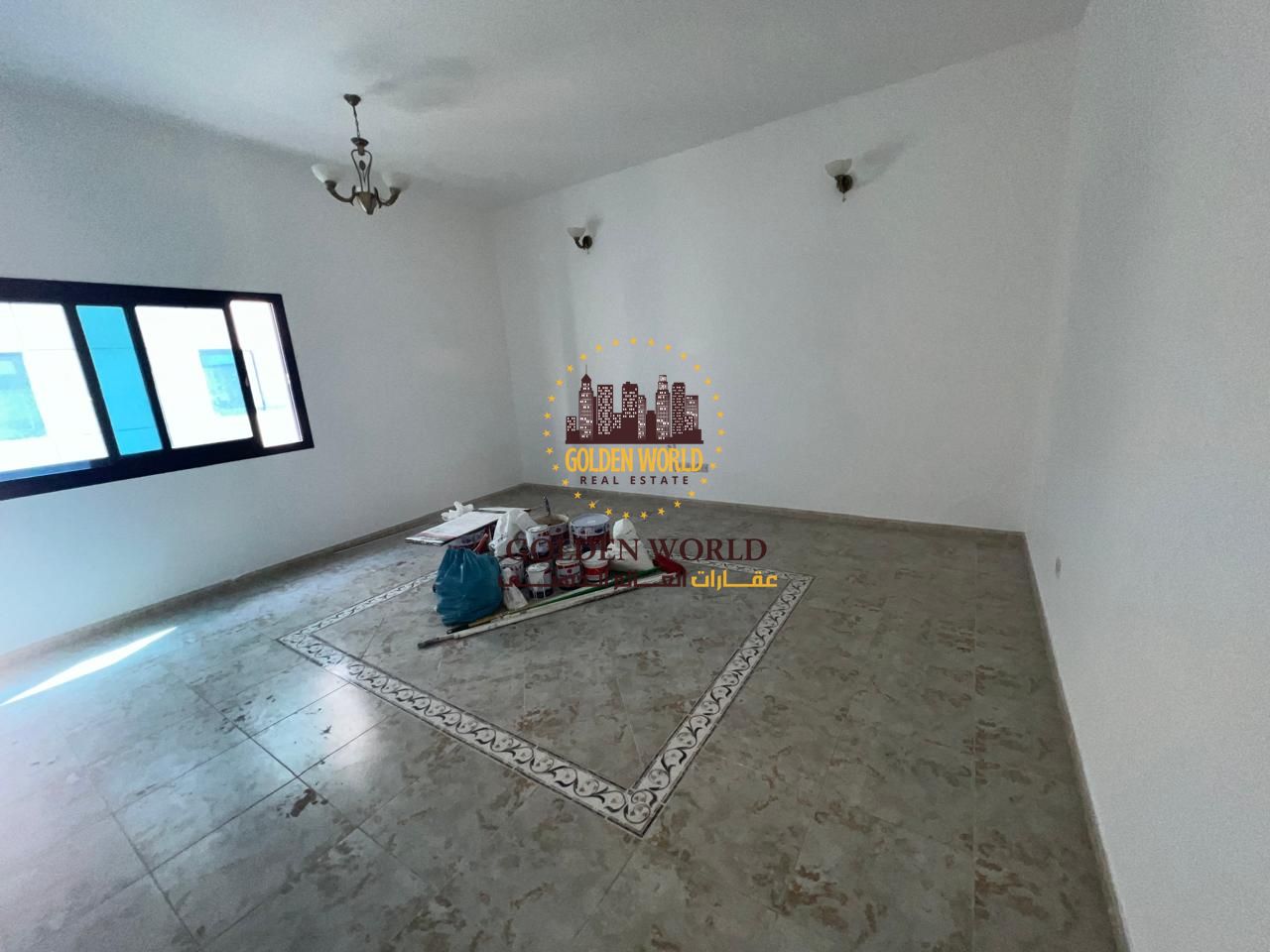 2BR in Al Majaz 3, no balcony, side view, laundry room, 2 baths, free AC, built-in wardrobes – AED 48K.