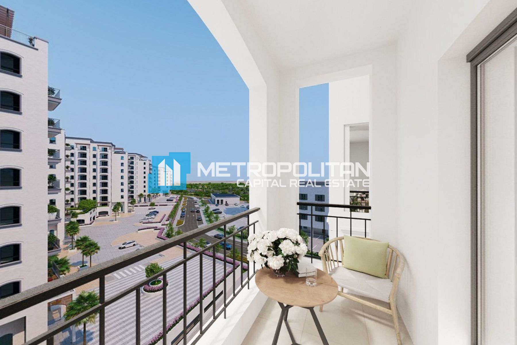 Furnished|High Floor 1BR|Partial Golf Course View