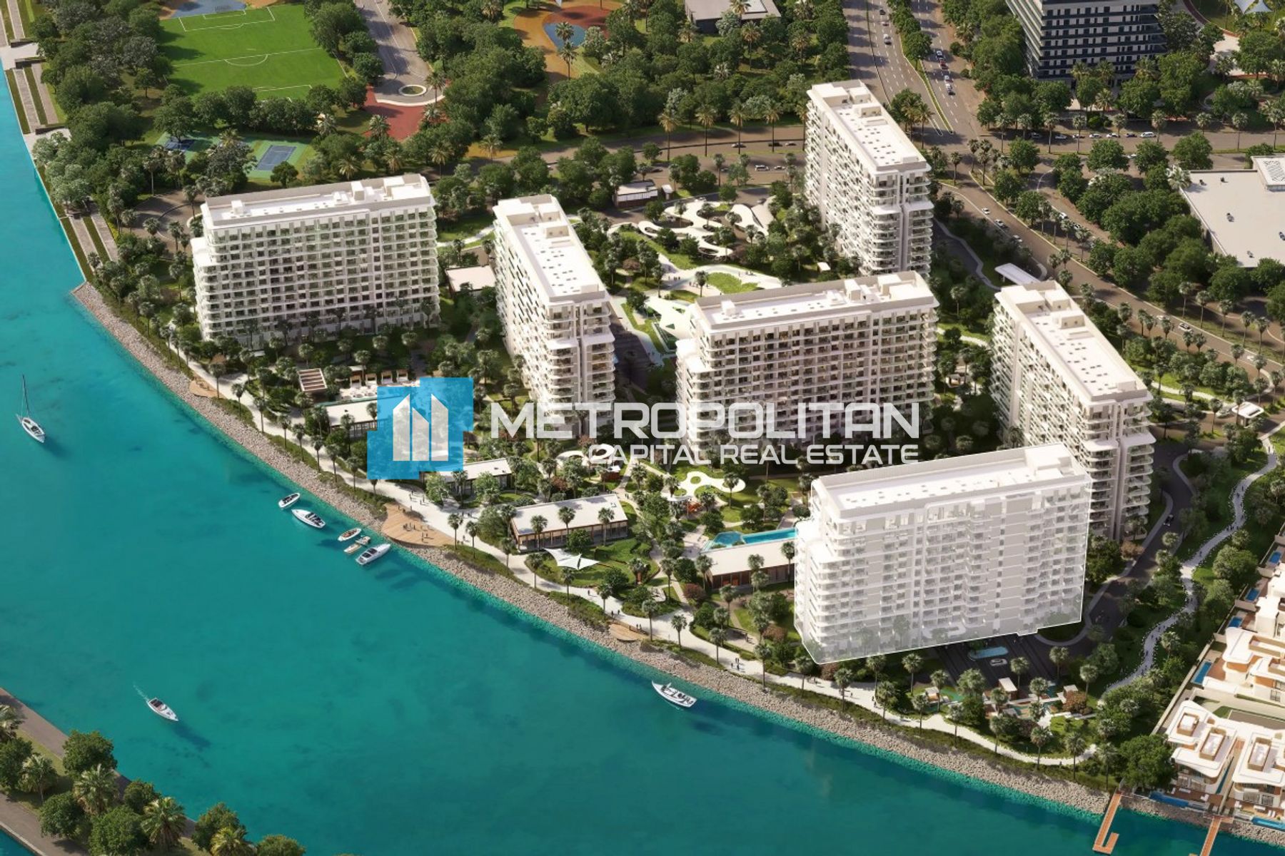 High Floor 2BR | Canal and Pool View | Yas Riva