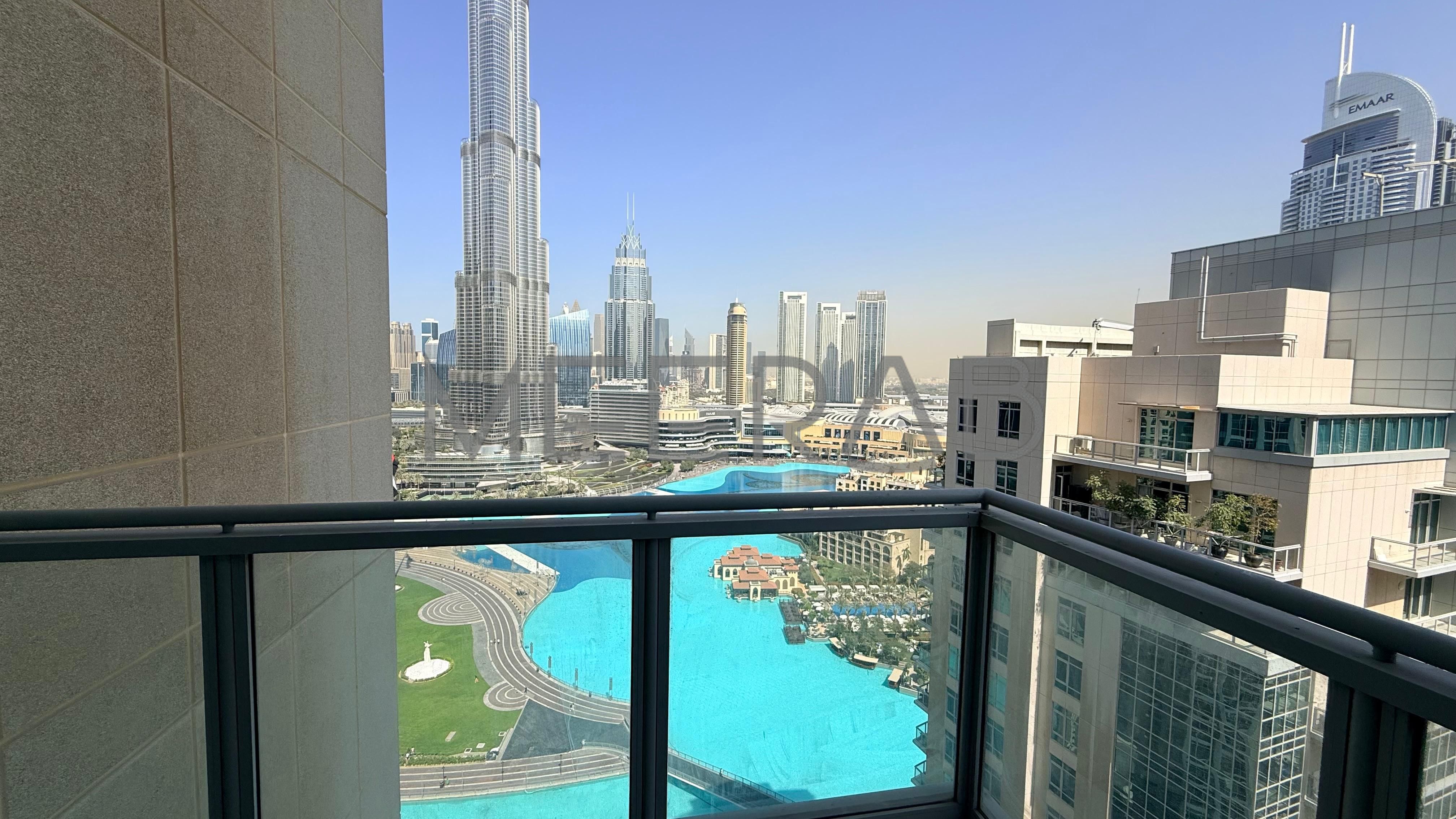 2BR | 3 Bath | Full Burj Khalifa View