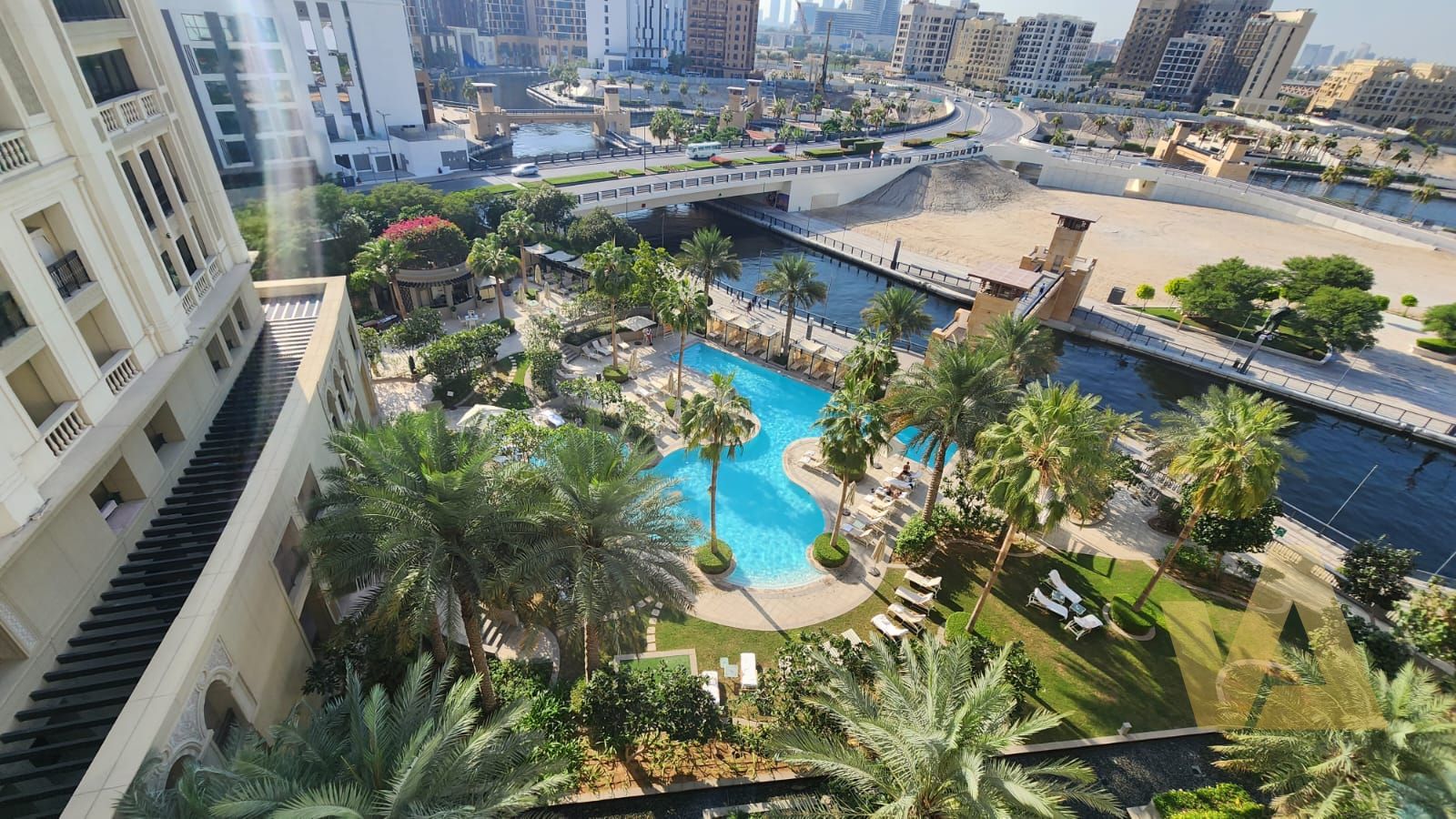 Pool and Canal View | Furnished | High Floor