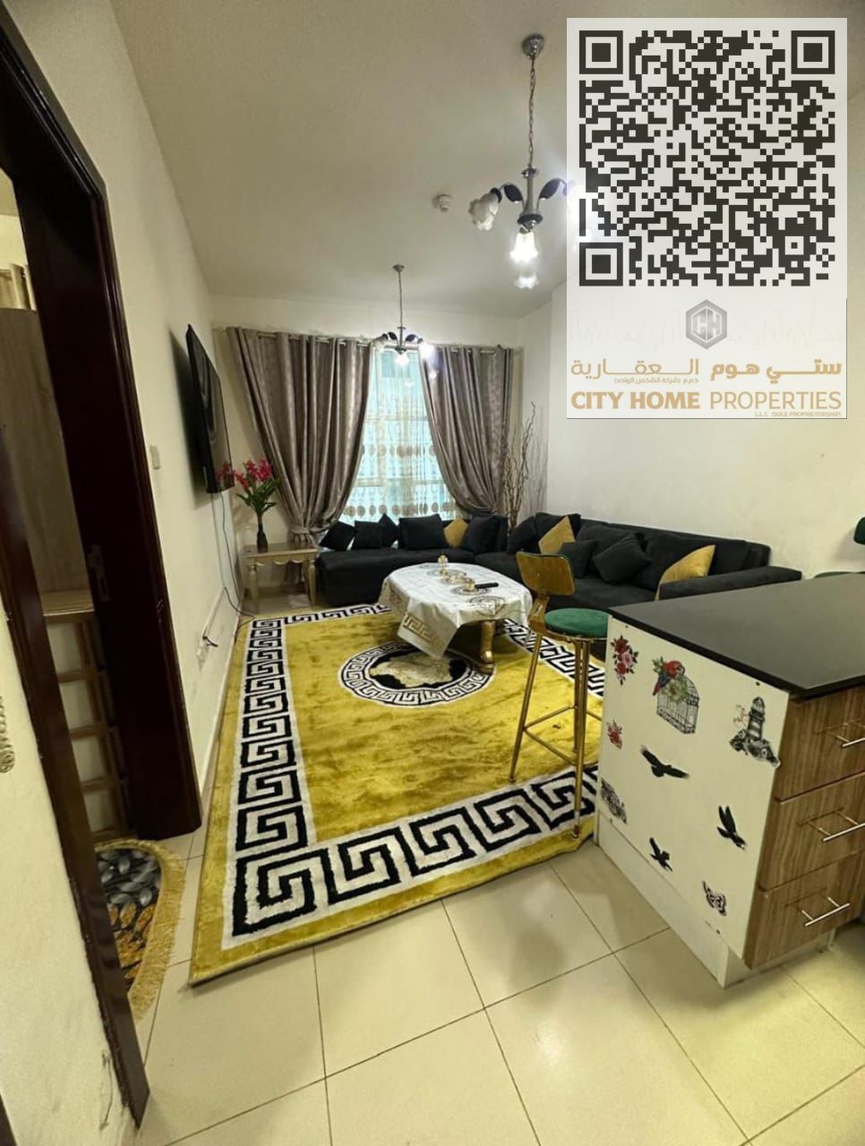 Golden Investment Opportunity in City Tower – Rented Unit with Immediate Monthly Income in the Heart of Ajman