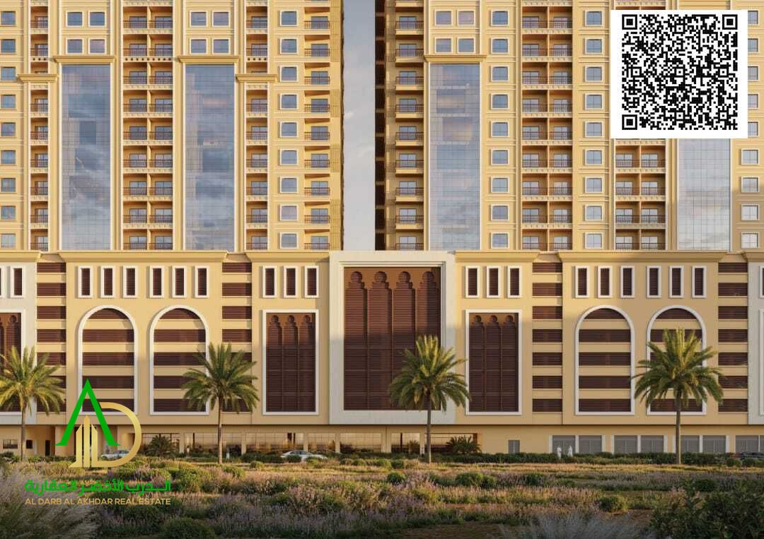 Own a luxurious 2-bedroom apartment in Barajeel Tower B that combines spaciousness, modern design, and comfort in a prime location in Ajman.