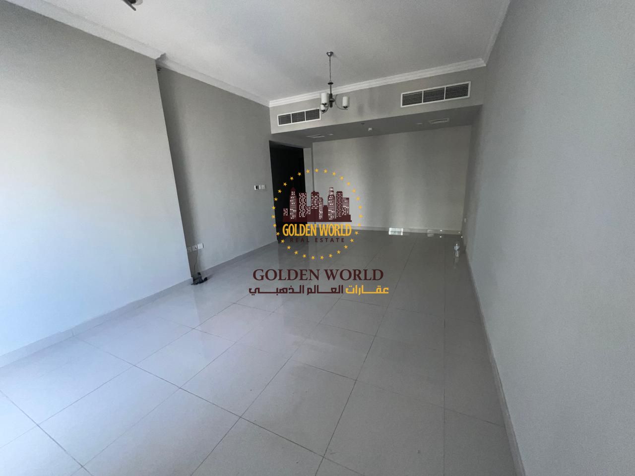 2-bedroom apartment in Al Khan, Sharjah. Street-view balcony, 3 bathrooms, 2 master bedrooms, store room, free maintenance, central gas, 24/7 security