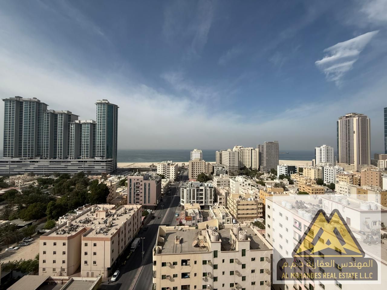 Luxury Apartment for First Occupancy on Ajman Corniche 3 bhk Maid's Room, and Full Sea View