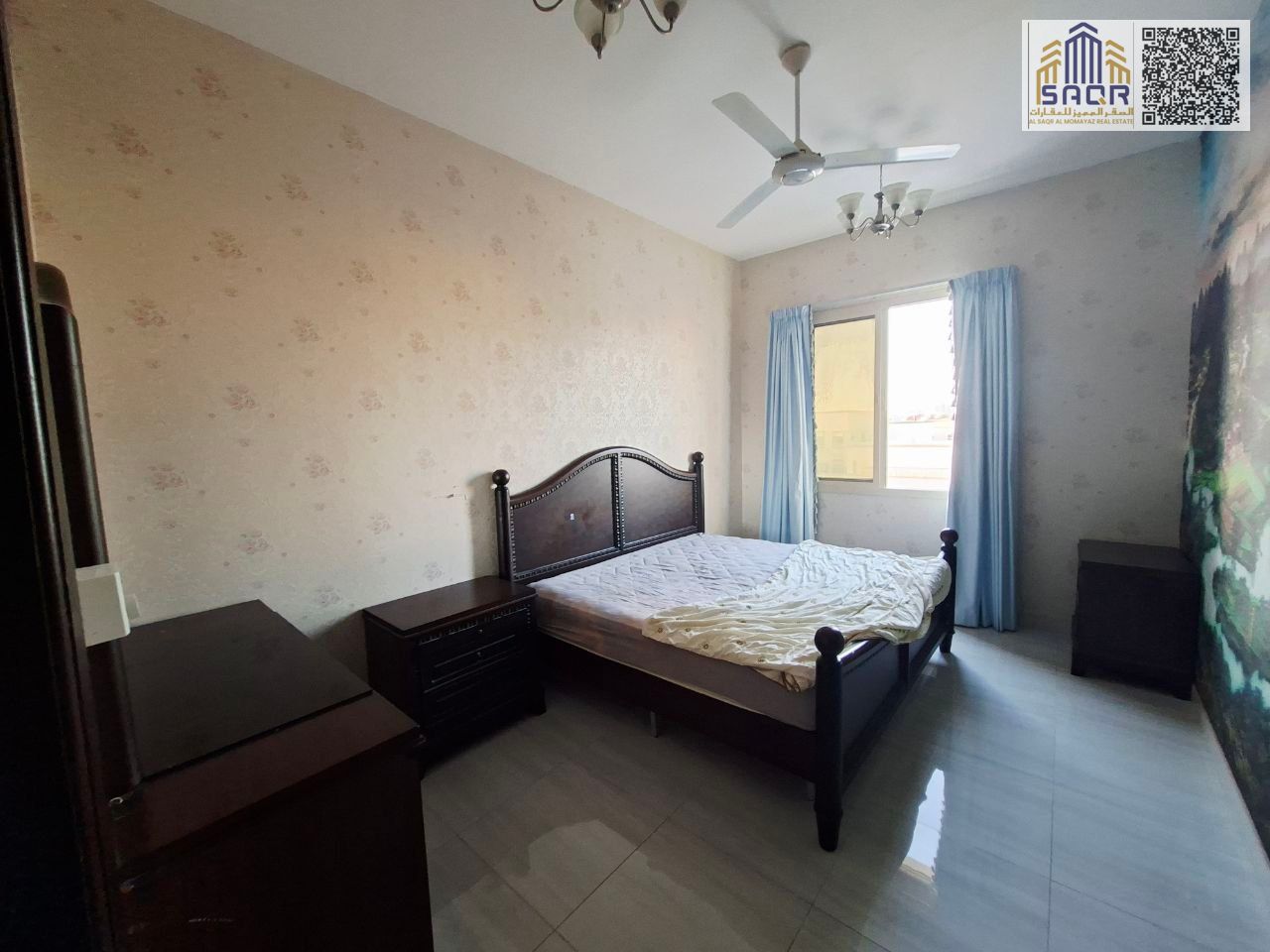 Apartment for annual rent, prime location, family building, central air conditioning