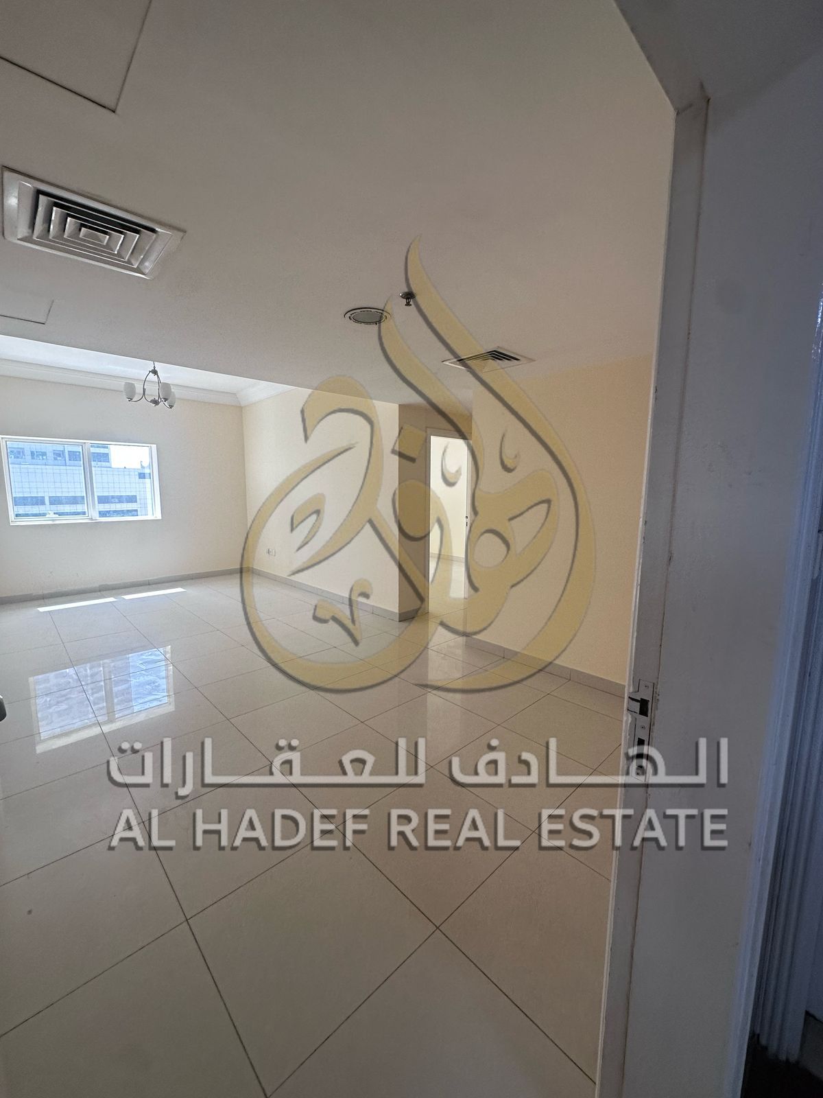 Two bedrooms and a living room for annual rent in Al Khan area. Security deposit payable by check, cashed after 3 months in 4 installments. Number of
