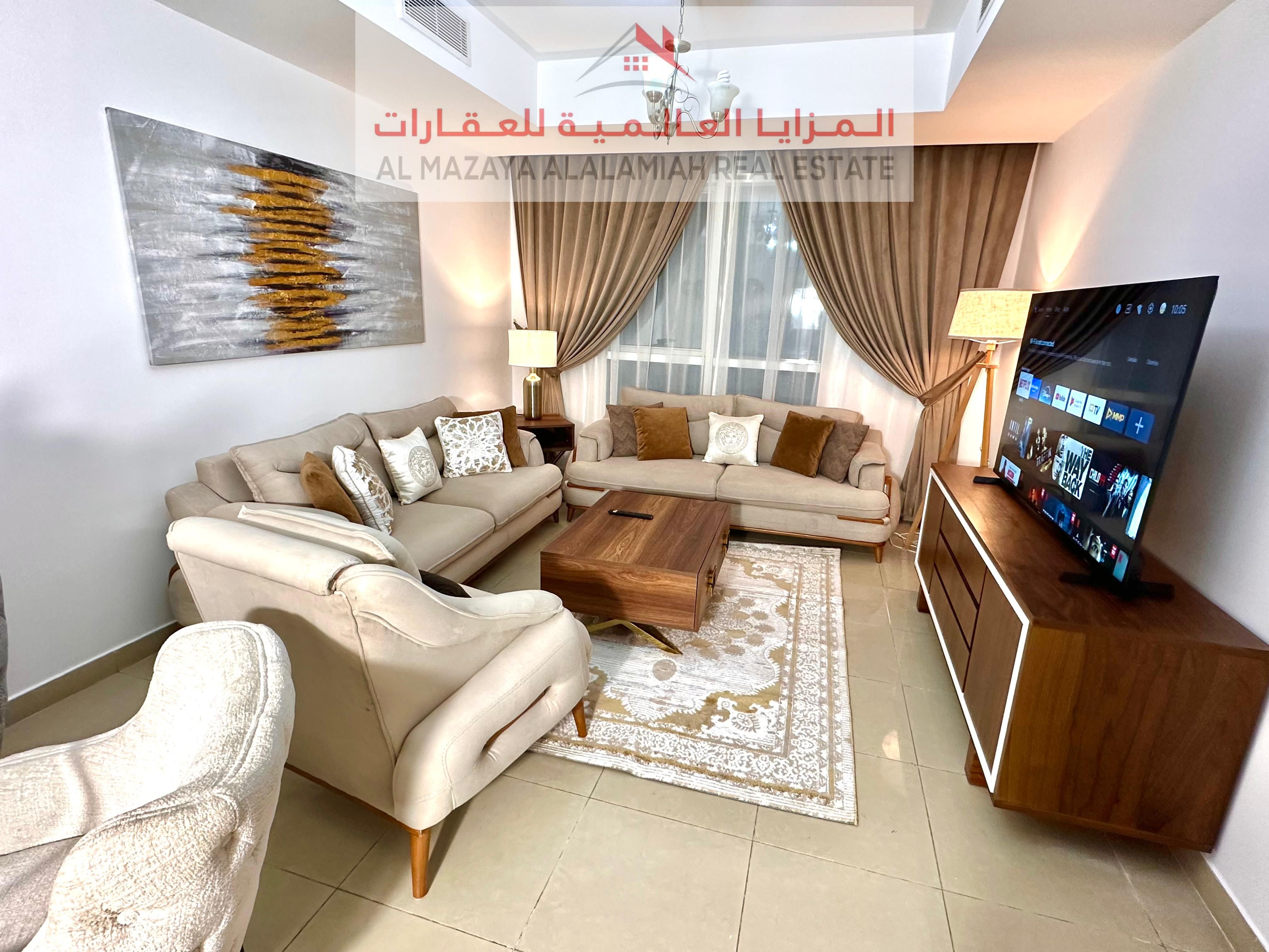 Furnished 2BR - 2BTH - in Al Taawun | Near Dubai Exit