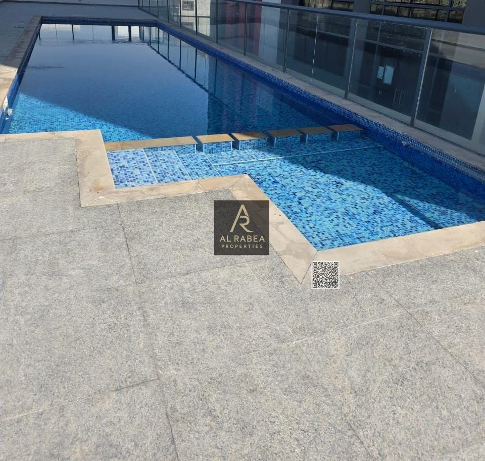 Two-Bedroom Apartment with Living Room for Annual Rent in Al Jurf 2 Ajman Near Delta Center with Two Master Bedrooms and Spacious Layout