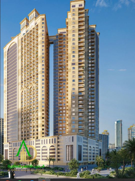 1HBKin Barajeel Tower A project in Ajman Emirate Al Rashidiya 1 and enjoy a modern lifestyle combining contemporary design with high-quality finishes