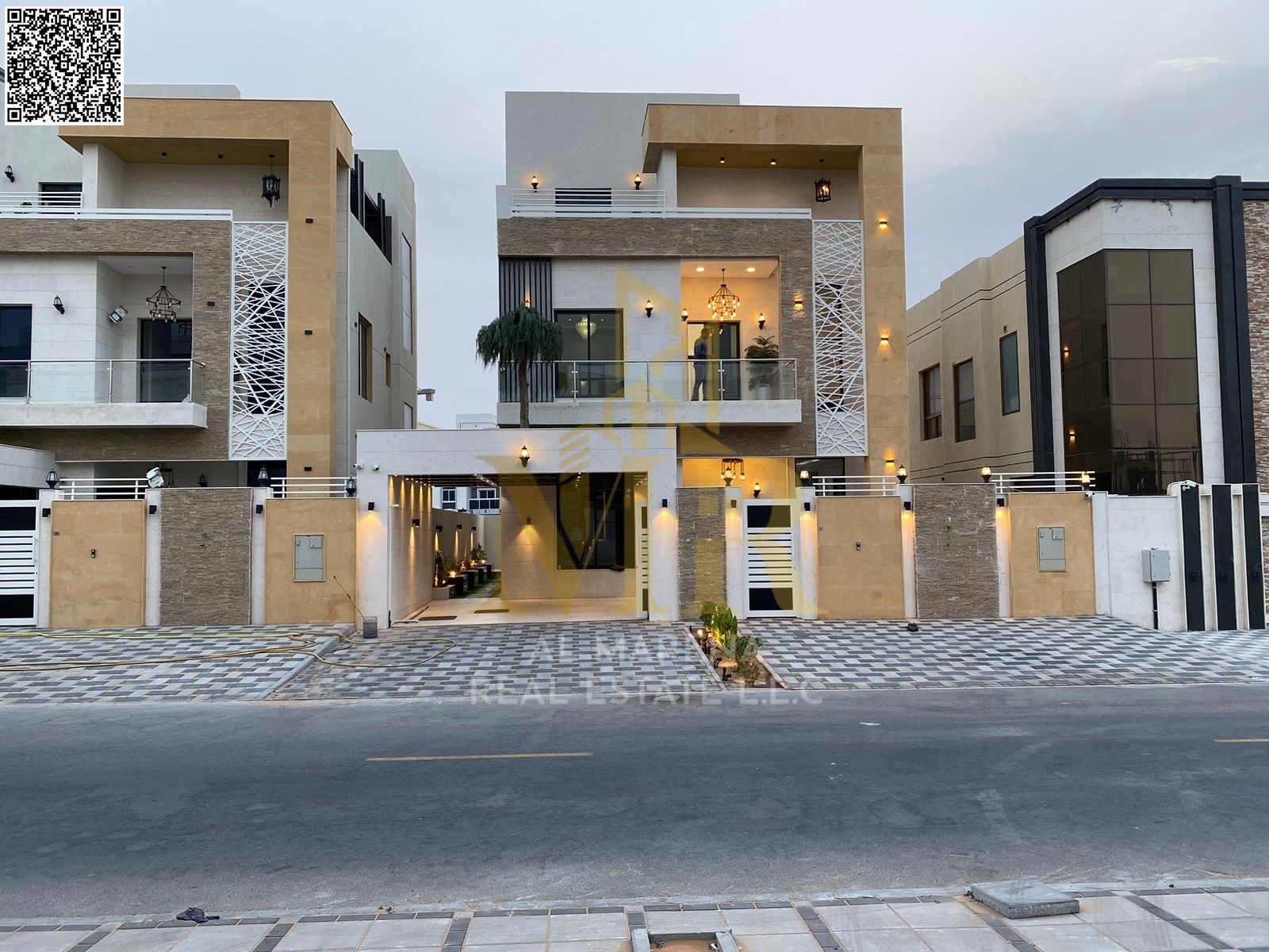 A villa with electricity and water included, on the main street, ready to move in, in the most prestigious areas of Ajman. Freehold ownership for all