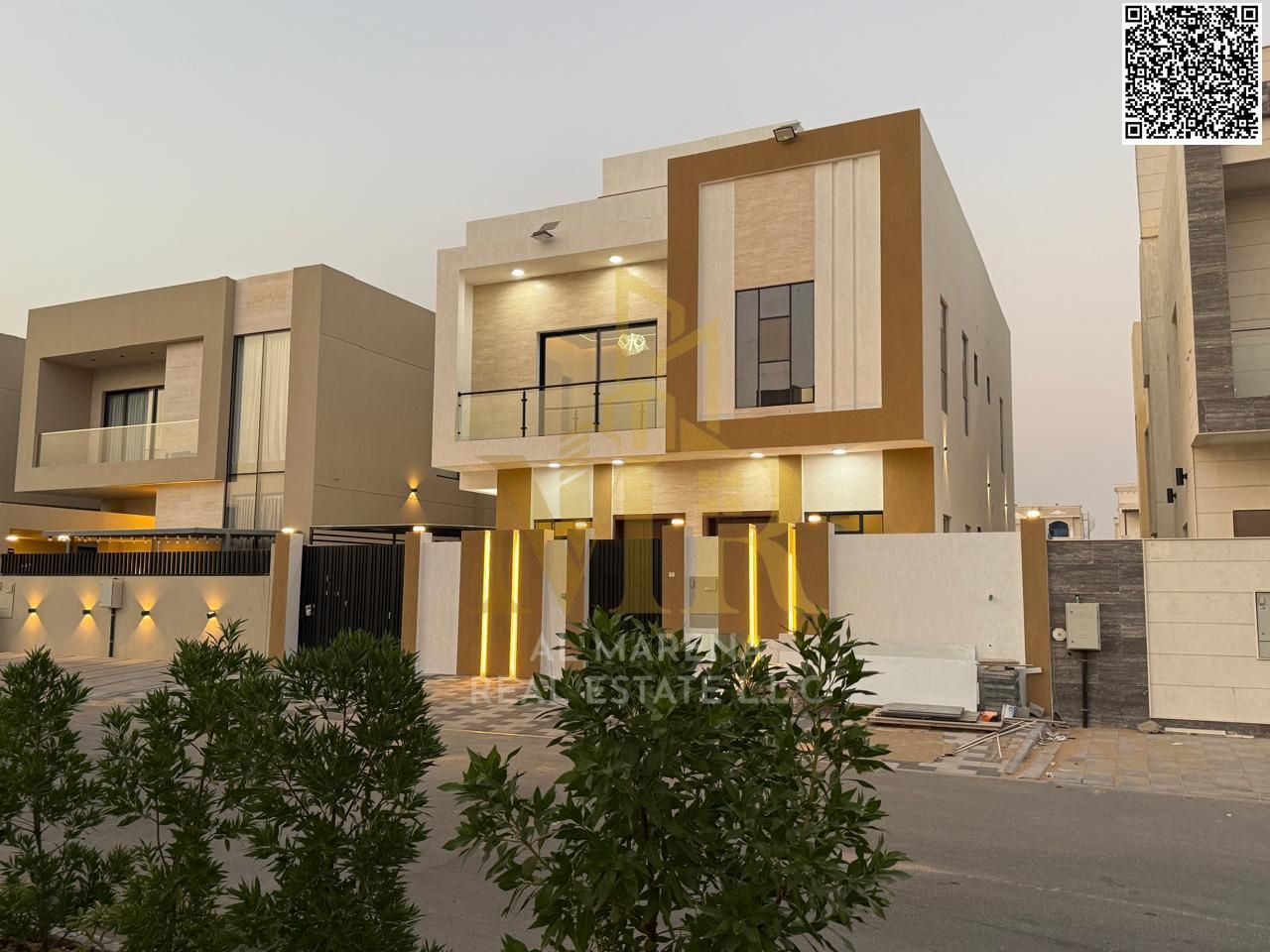 Luxury villa for sale in Al Zahia – 5 master bedrooms | Majlis and living room | Practical and distinctive design
