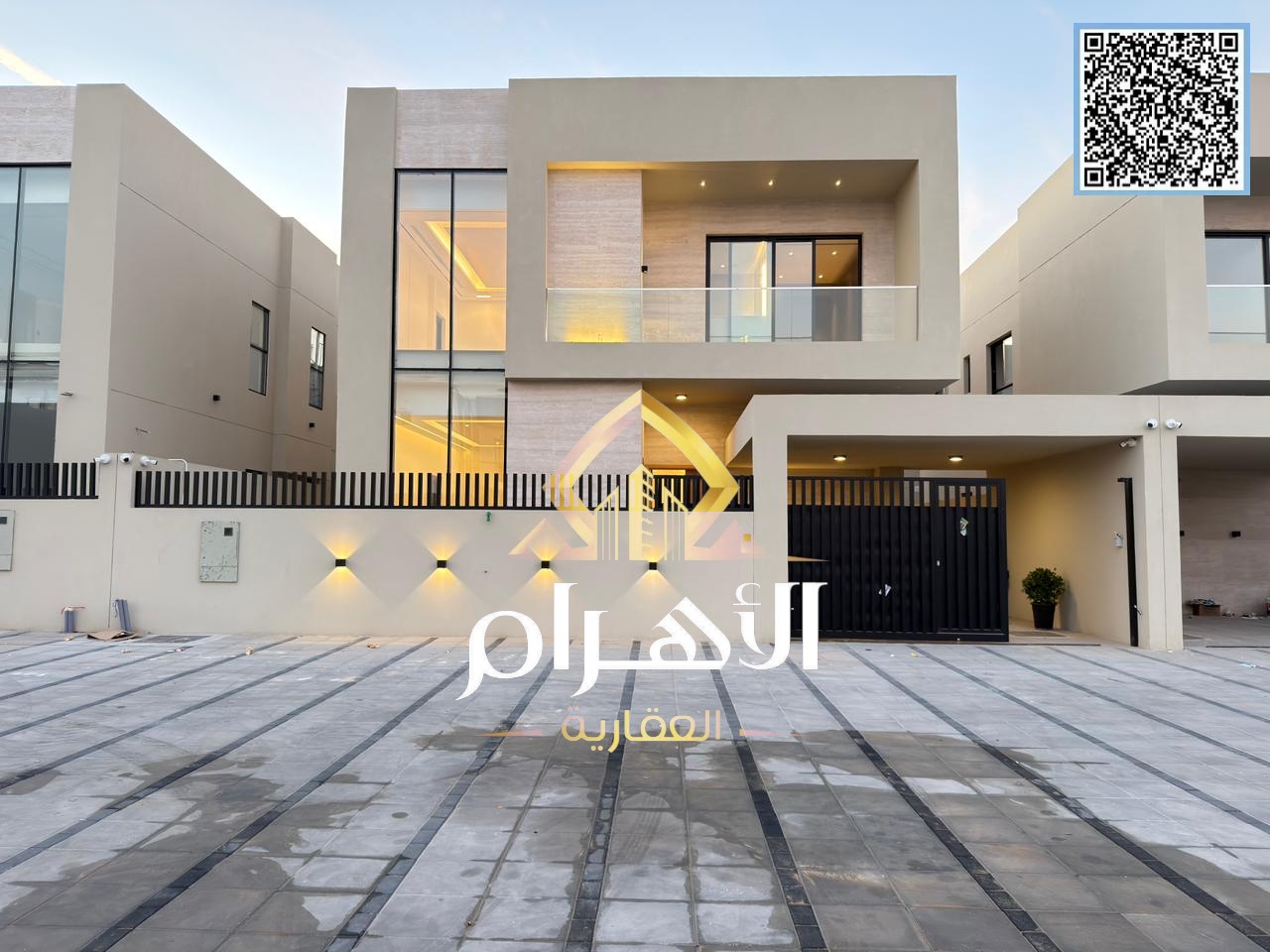 Modern villa for sale – Al Zahia | Ajman with a swimming pool, prime location on a main road – freehold ownership for all nationalities