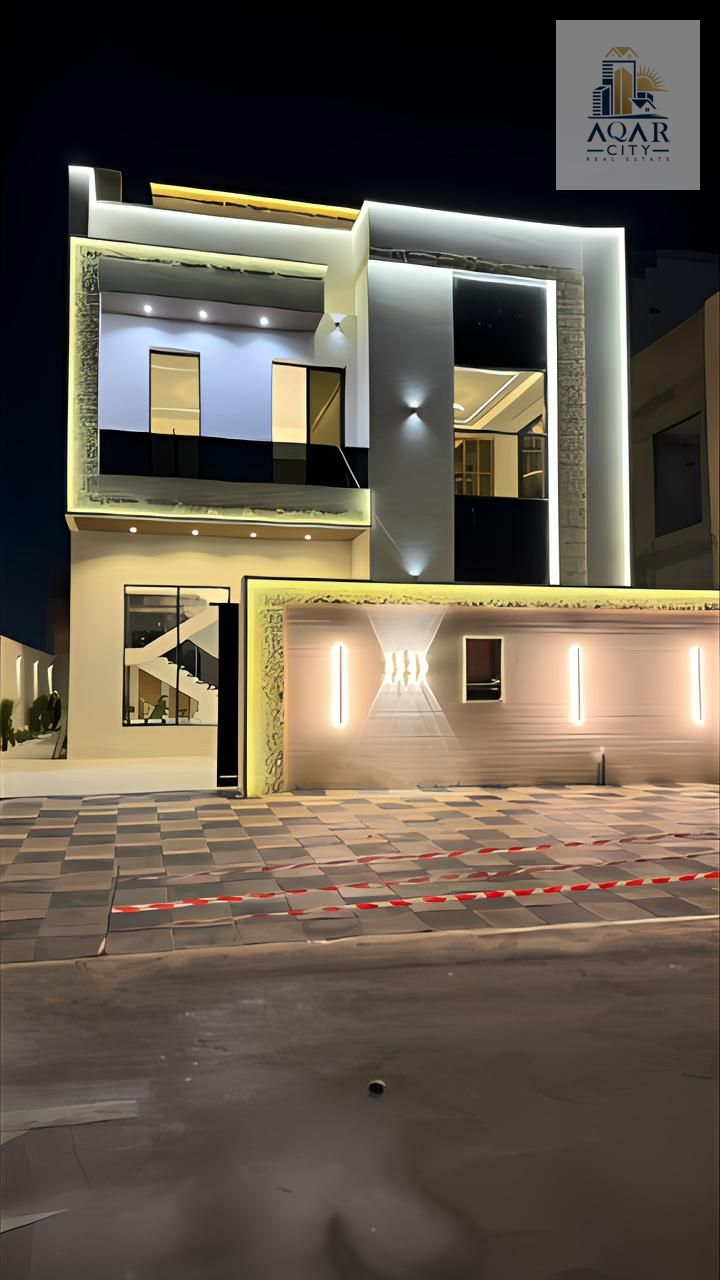 3-Storey Villa on Al Zahia Roundabout | Full Syrian Stone | Fees Included
