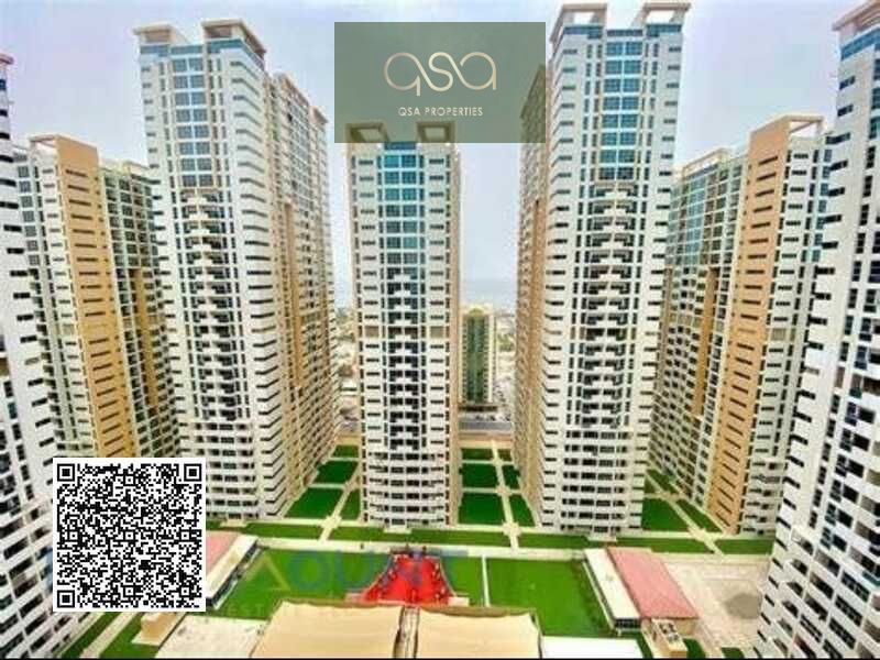 opportunity! Two-bedroom apartment for annual rent in the heart of the city, near Ajman Beach, with stunning city views.
