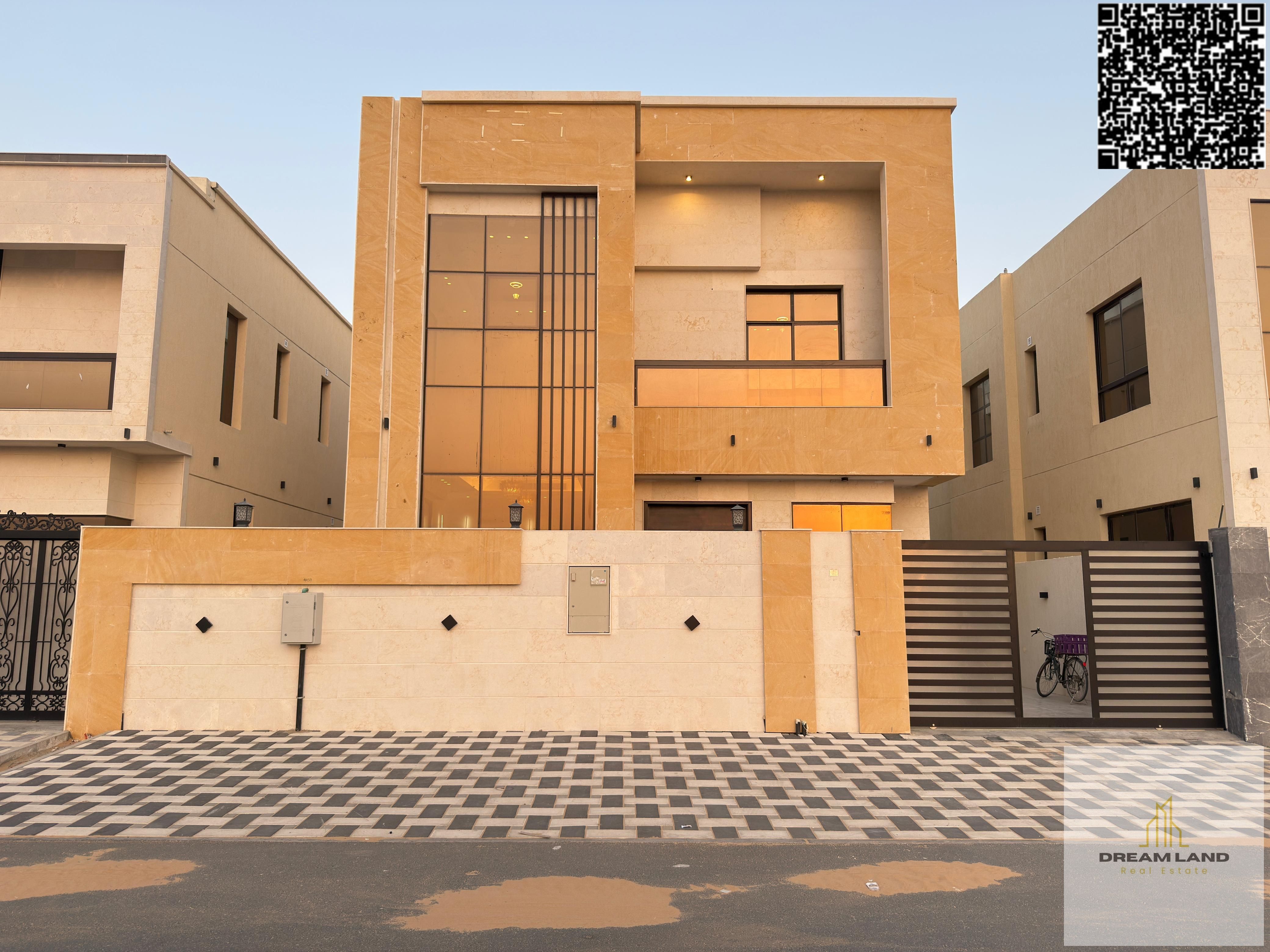 Villa in Al Yasmin, behind the park, registration fees included, freehold ownership for all nationalities