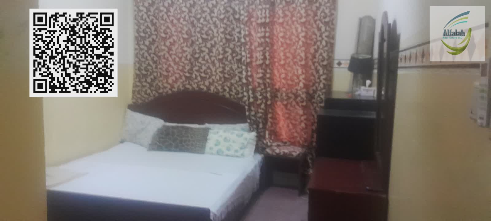 Furnished 1BHK | 2 Bathrooms | Balcony | 1,000 Sqft | AED 3,500/Month | PLTB9 Ajman
