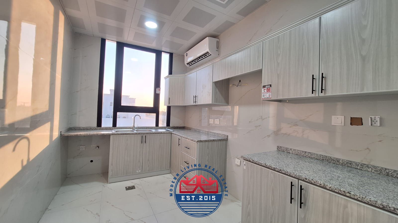 Brand New 2 Bedrooms, Hall and 2 Bathrooms with Balcony View