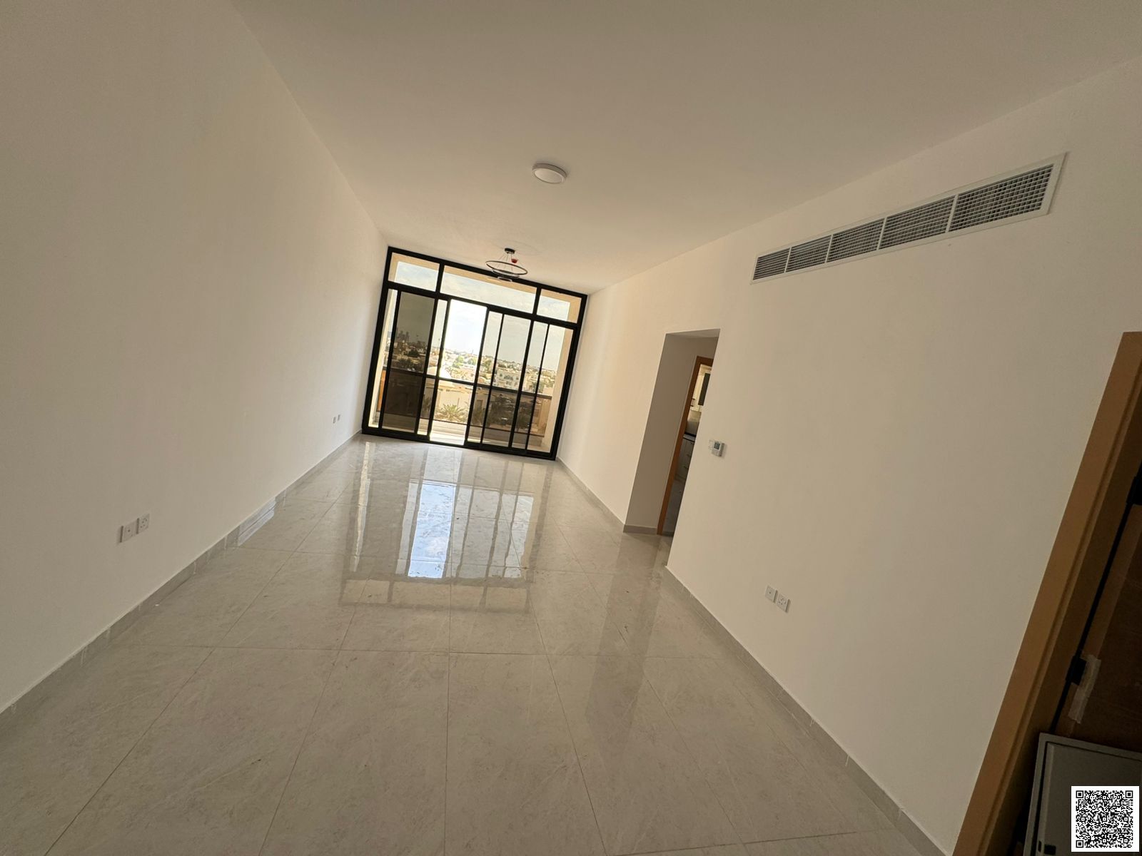 Finest 2BR for annual rent in Al Hamidiya, two masters, big hall, laundry room, 1 month free, central AC, modern décor and lighting, close to services
